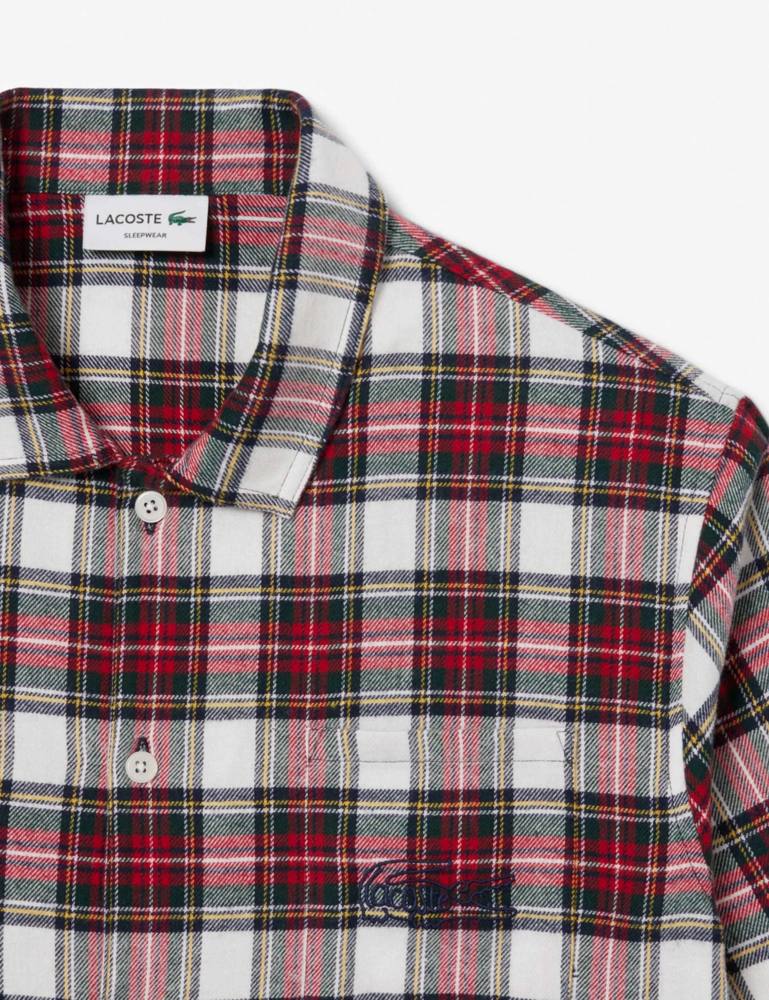 Pure Cotton Checked Pyjama Set 8 of 8