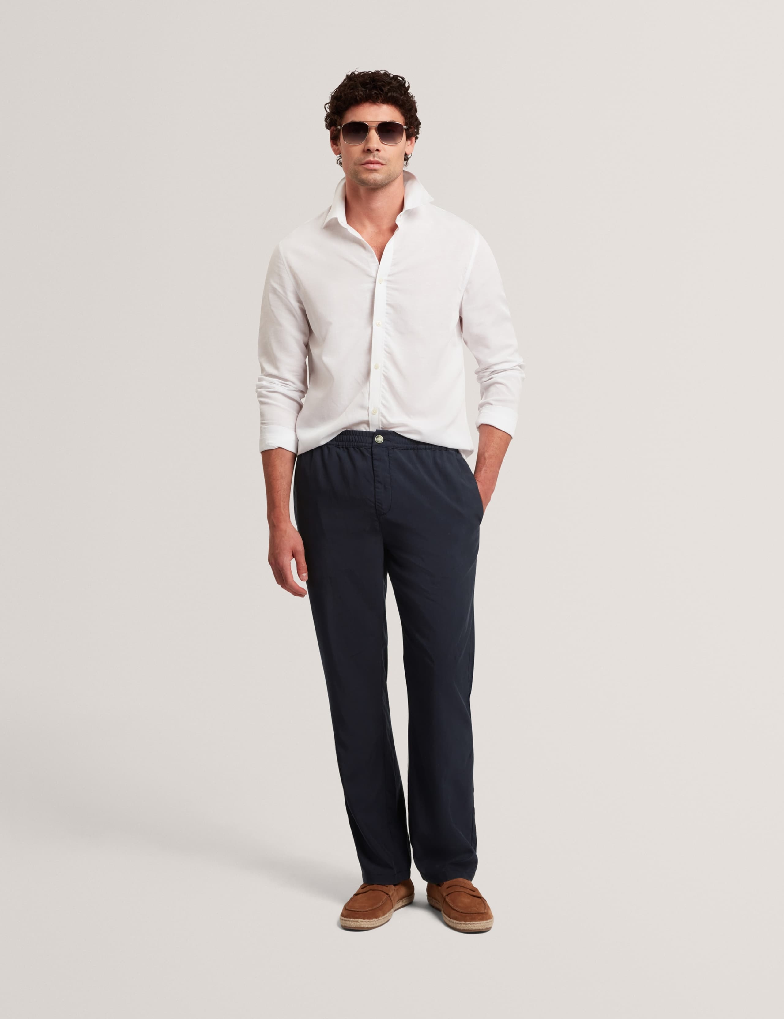 Tapered Fit Elasticated Waist Trousers 4 of 7