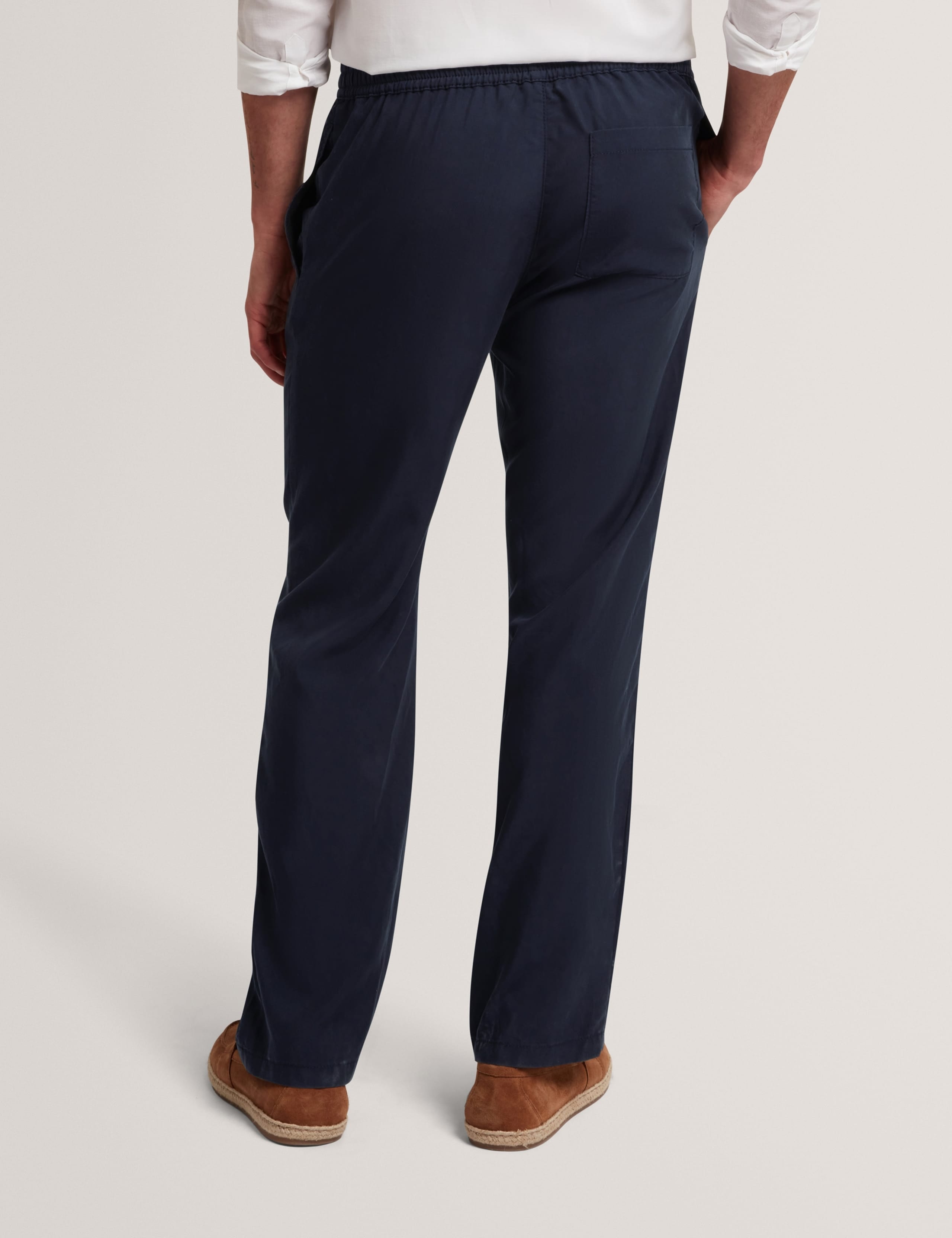 Tapered Fit Elasticated Waist Trousers 5 of 7