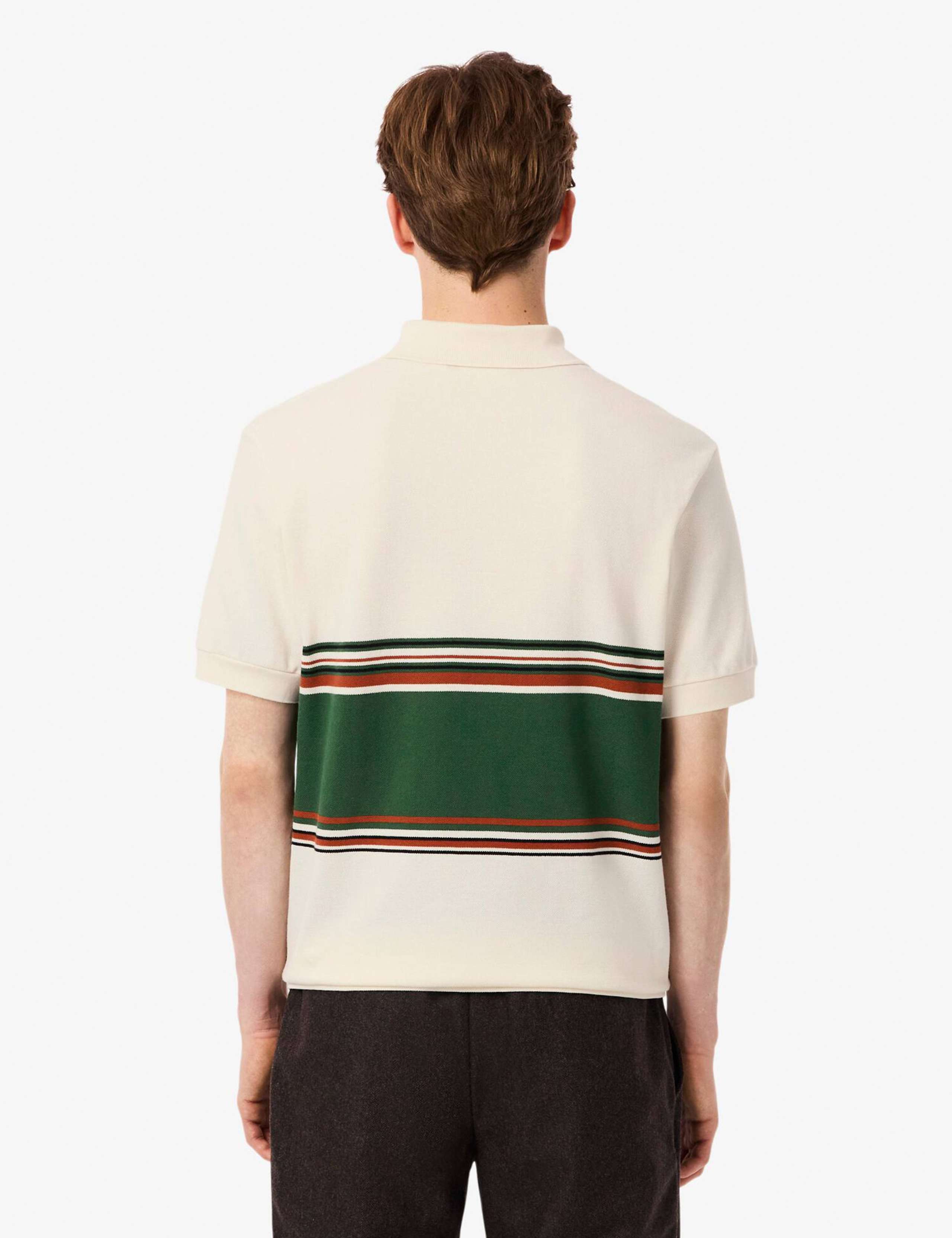 Pure Cotton Striped Polo Shirt 4 of 4