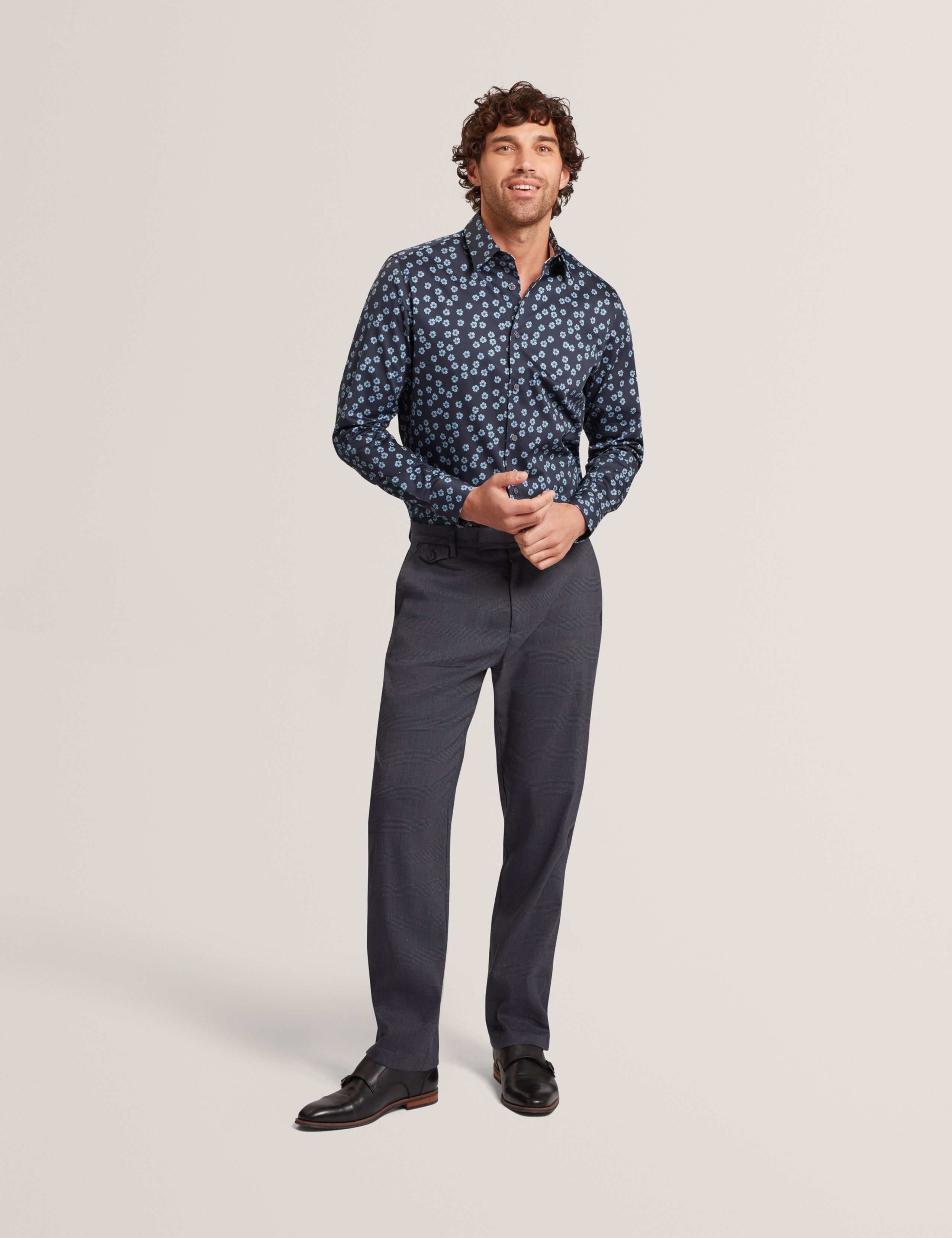 Regular Fit Linen Rich Trousers 3 of 6