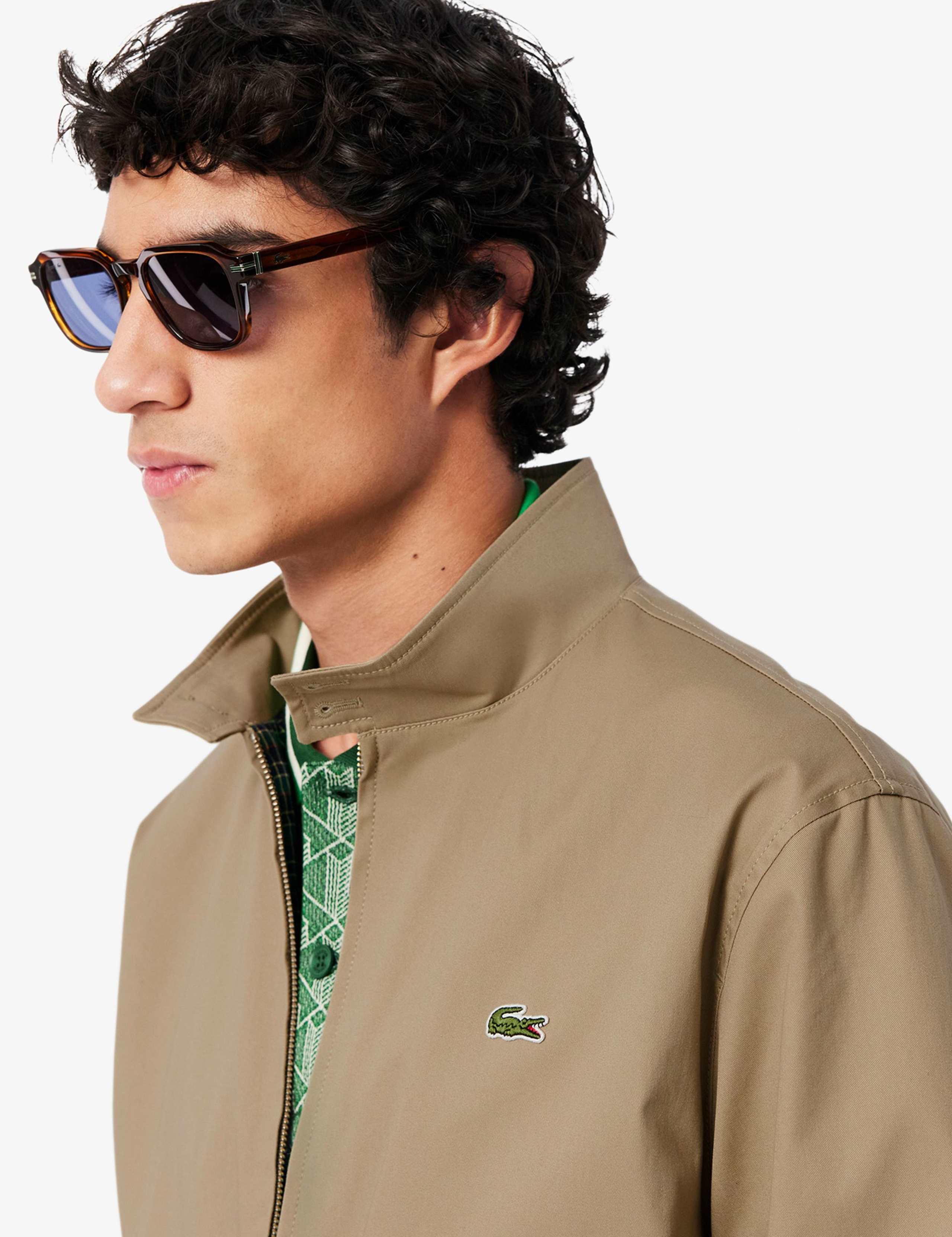Cotton Rich Funnel Neck Harrington Jacket 5 of 6