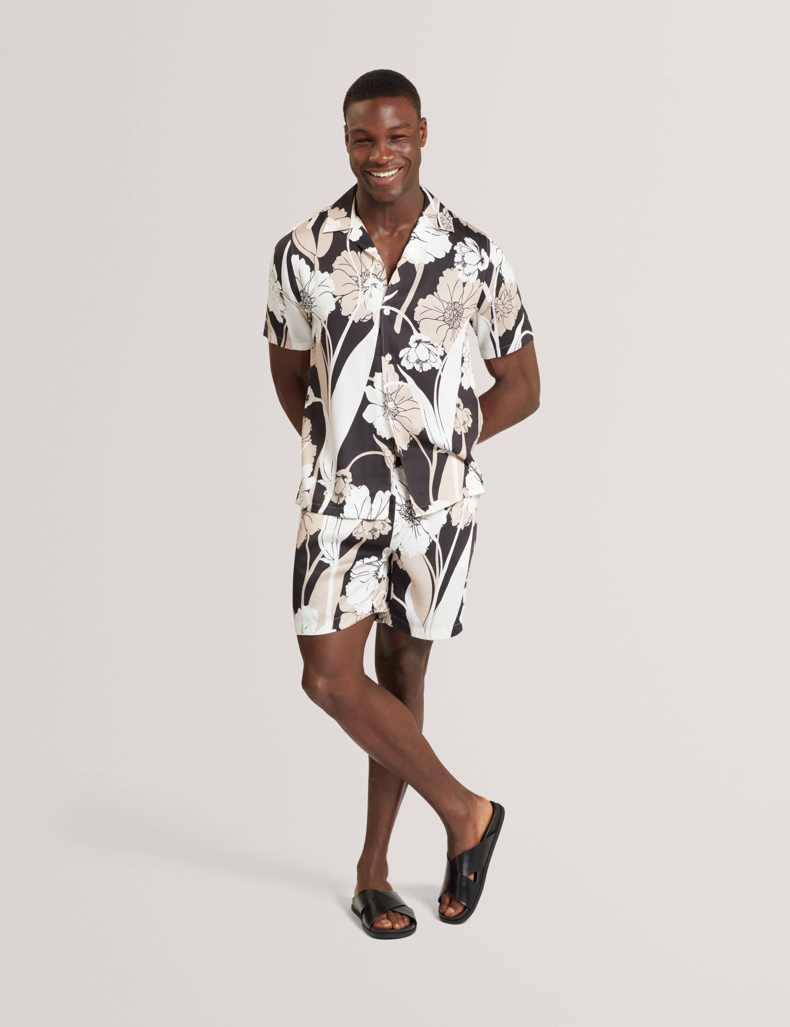 Pure Lyocell Floral Short Sleeve Shirt 5 of 6