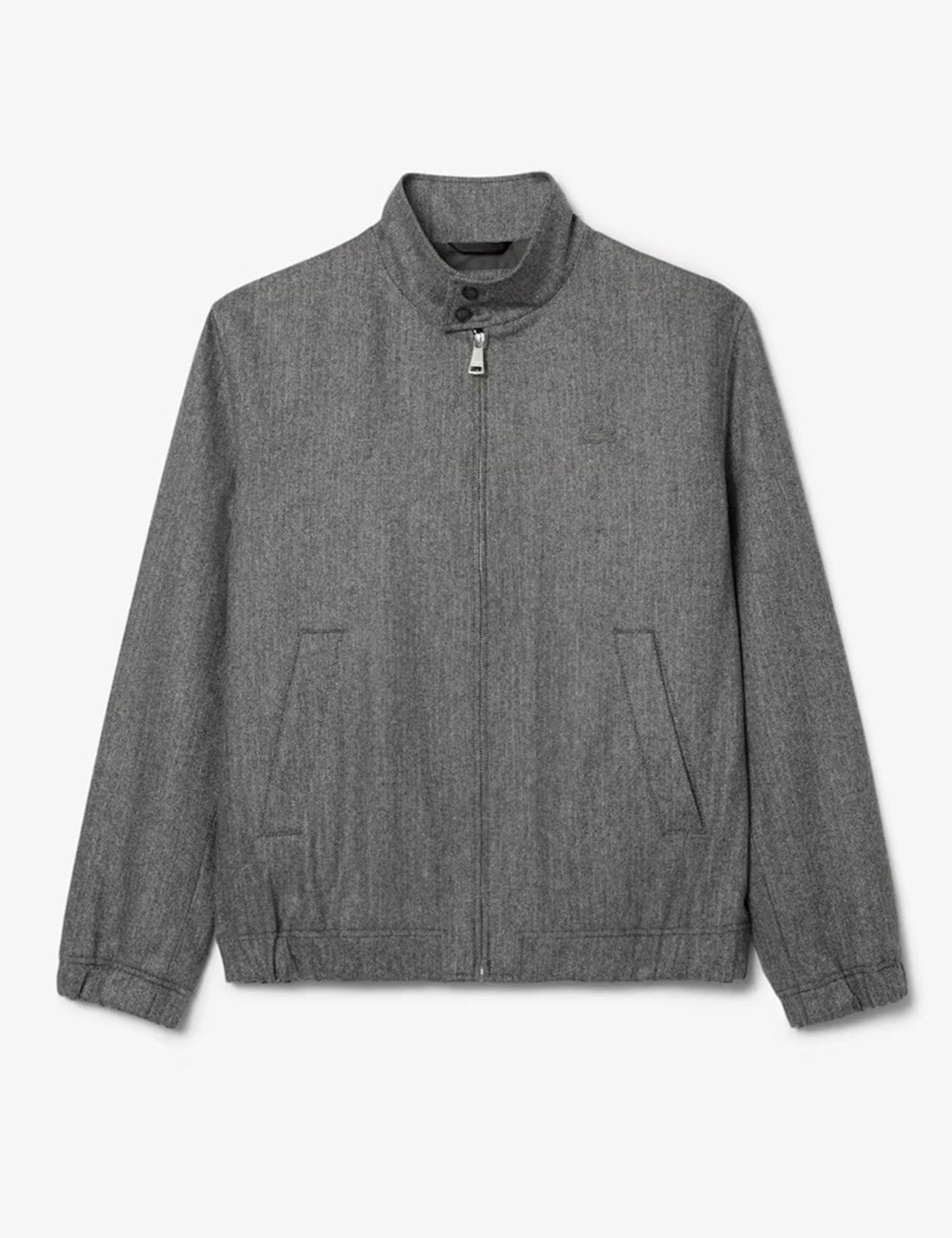 Wool Rich Herringbone Harrington Jacket 2 of 5