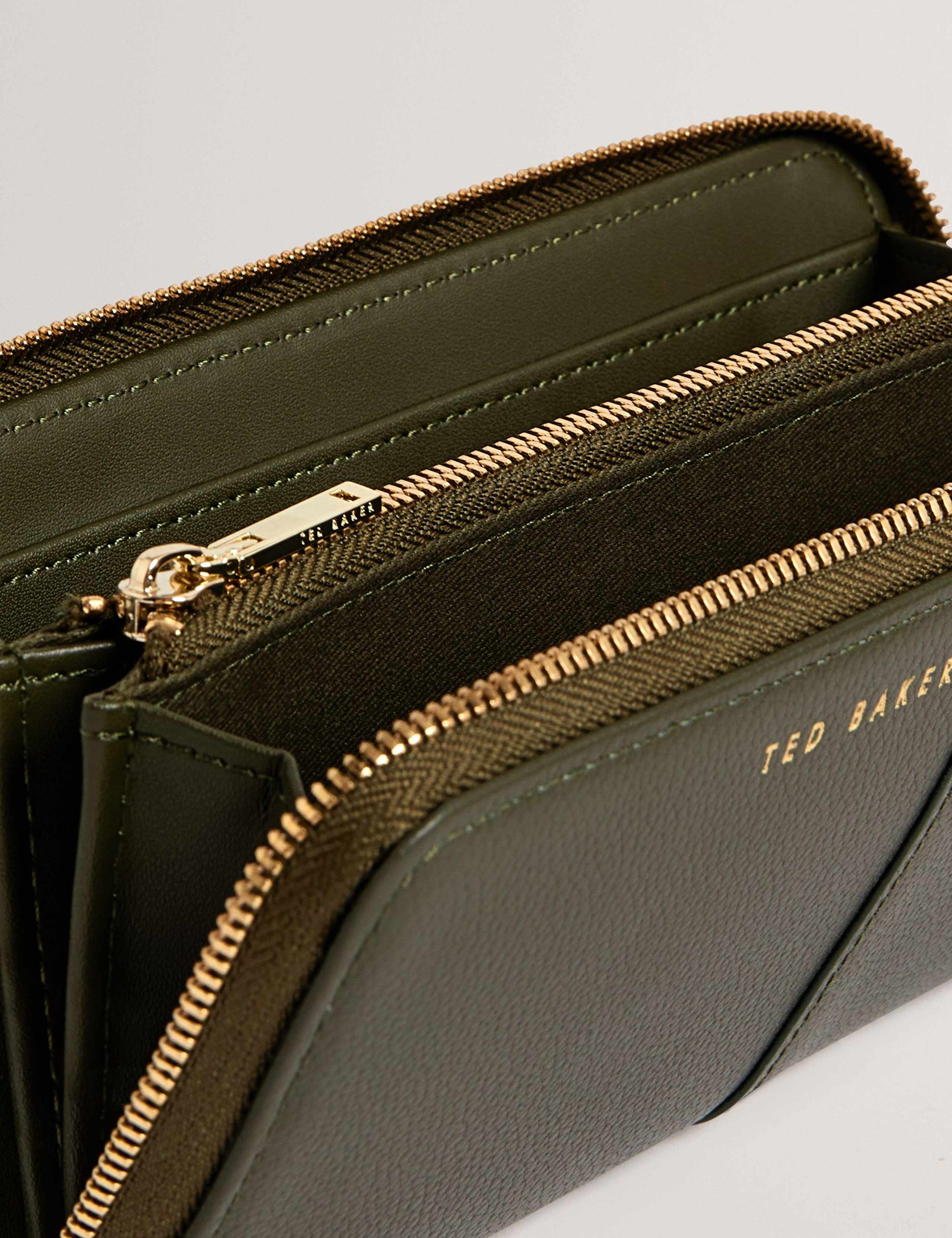 Leather Zip Around Purse 2 of 4