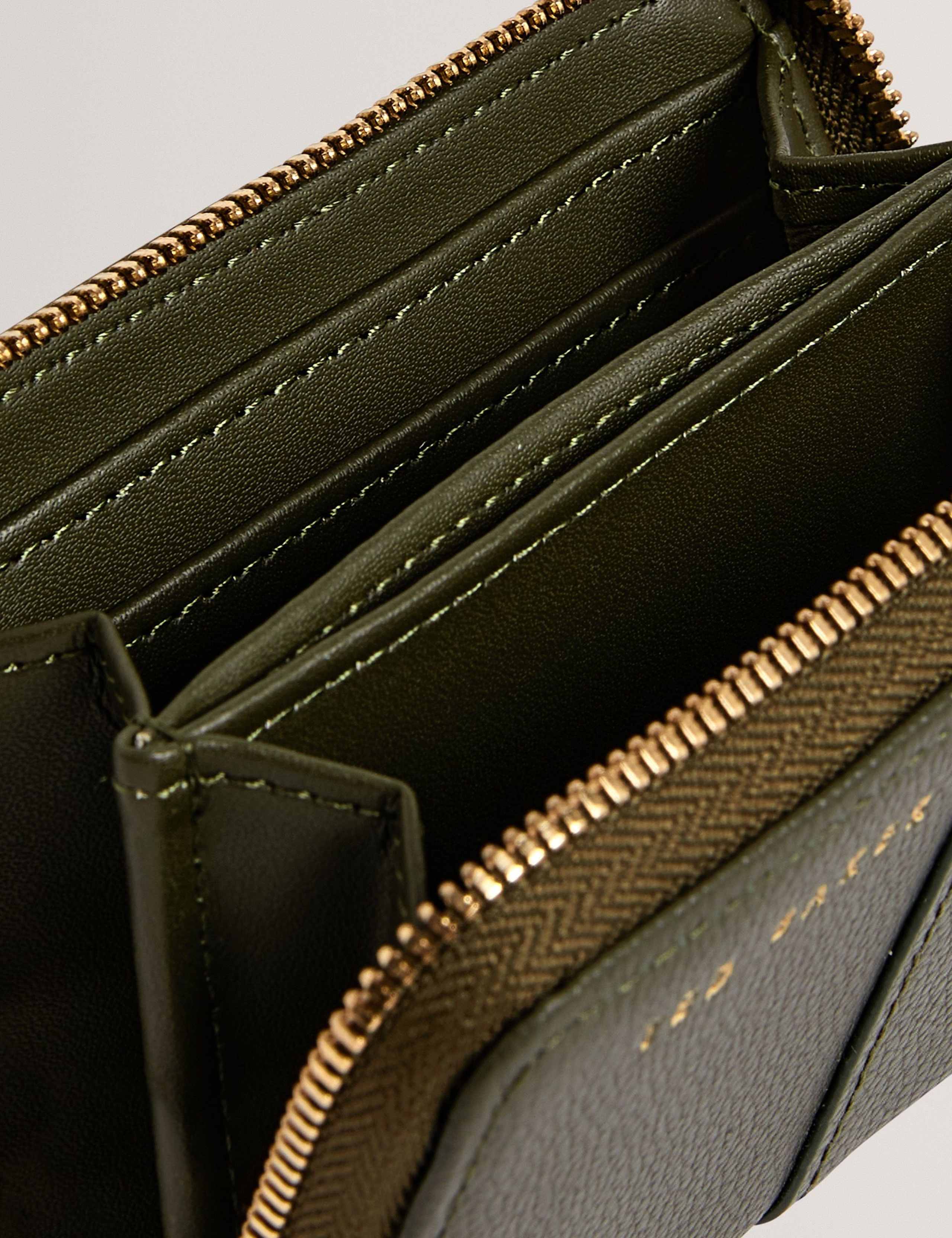 Leather Zip Around Purse 2 of 4