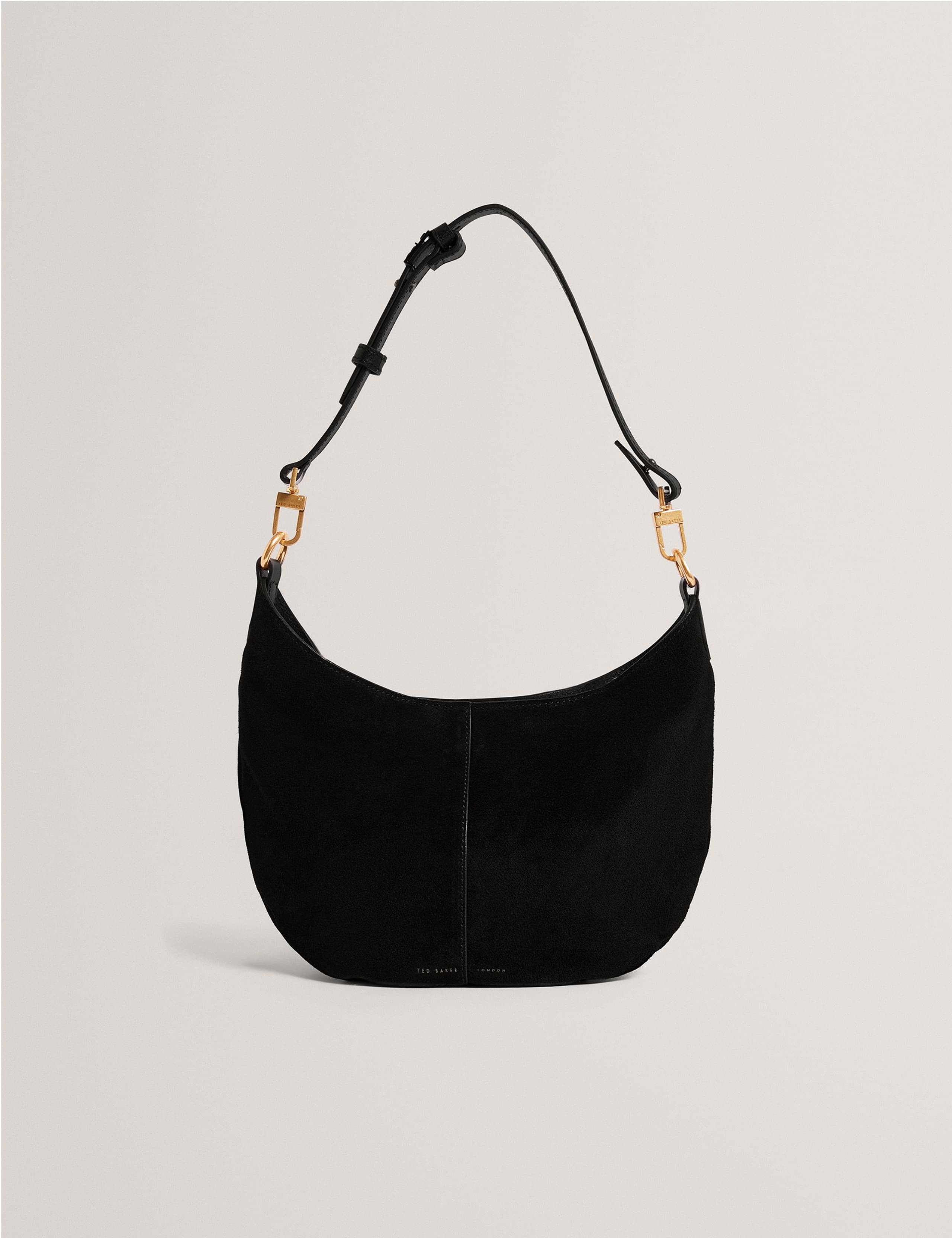 Leather Mini Slouch Hobo Bag 1 of 5