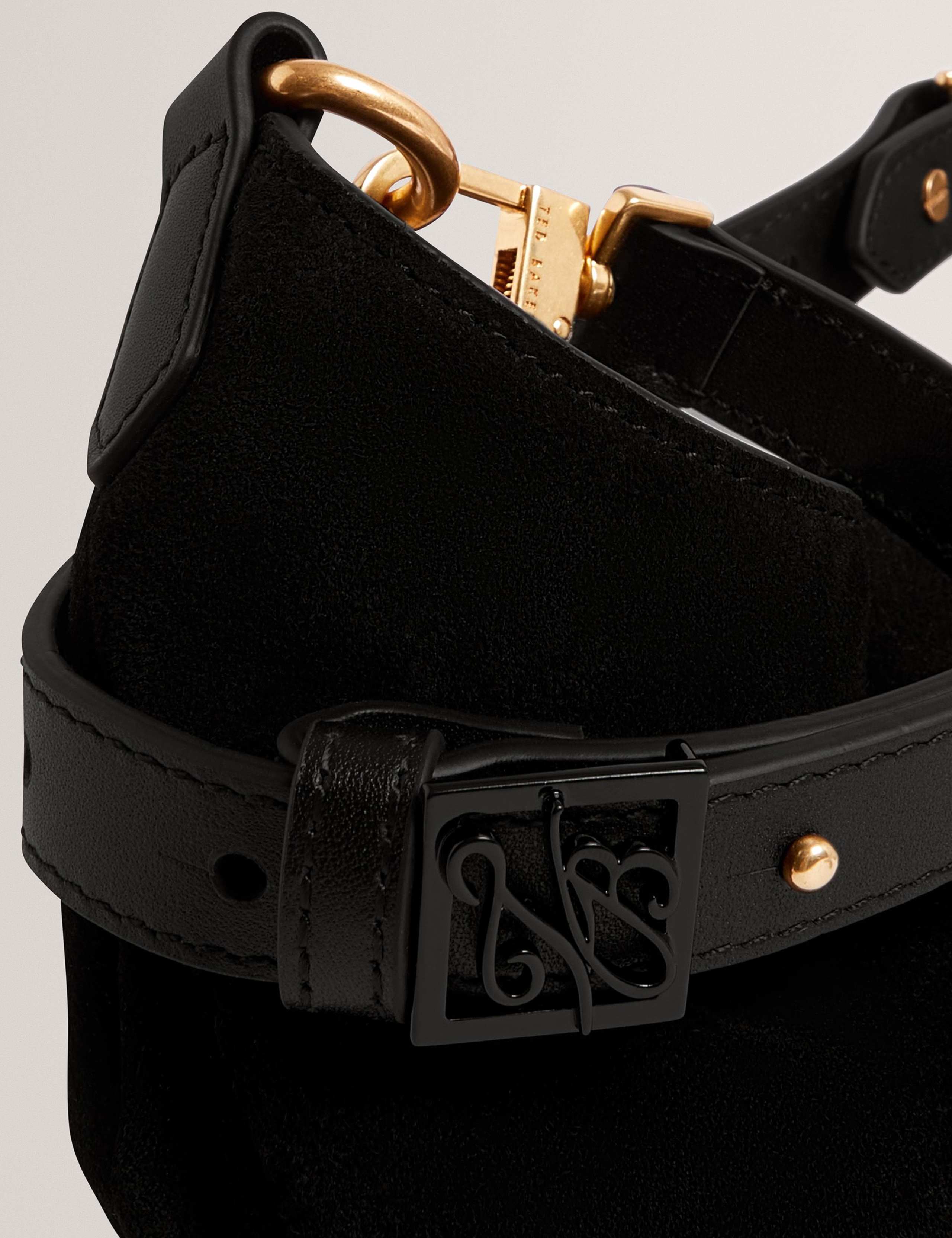 Leather Mini Slouch Hobo Bag 4 of 5