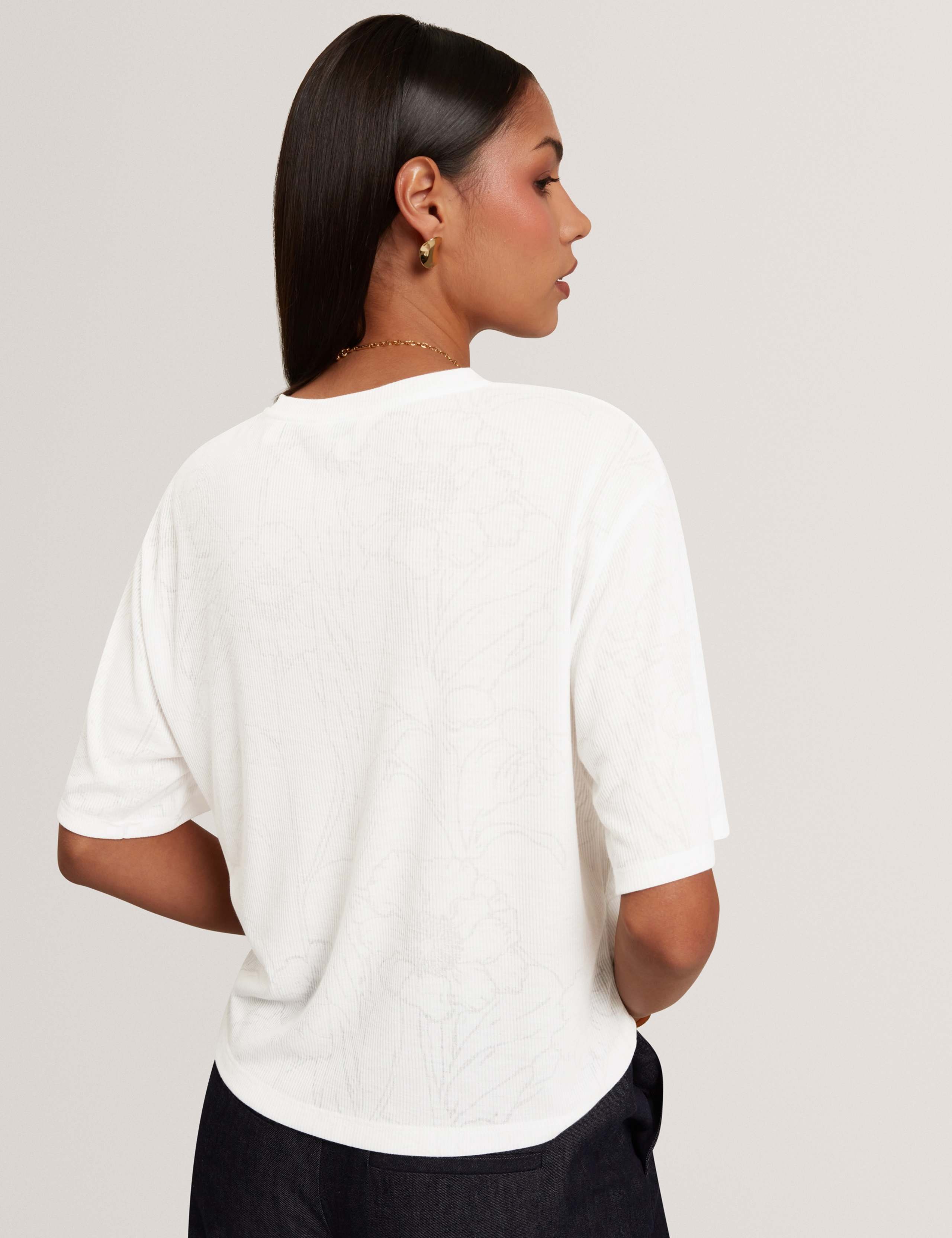 Cotton Blend Printed T-Shirt 4 of 7