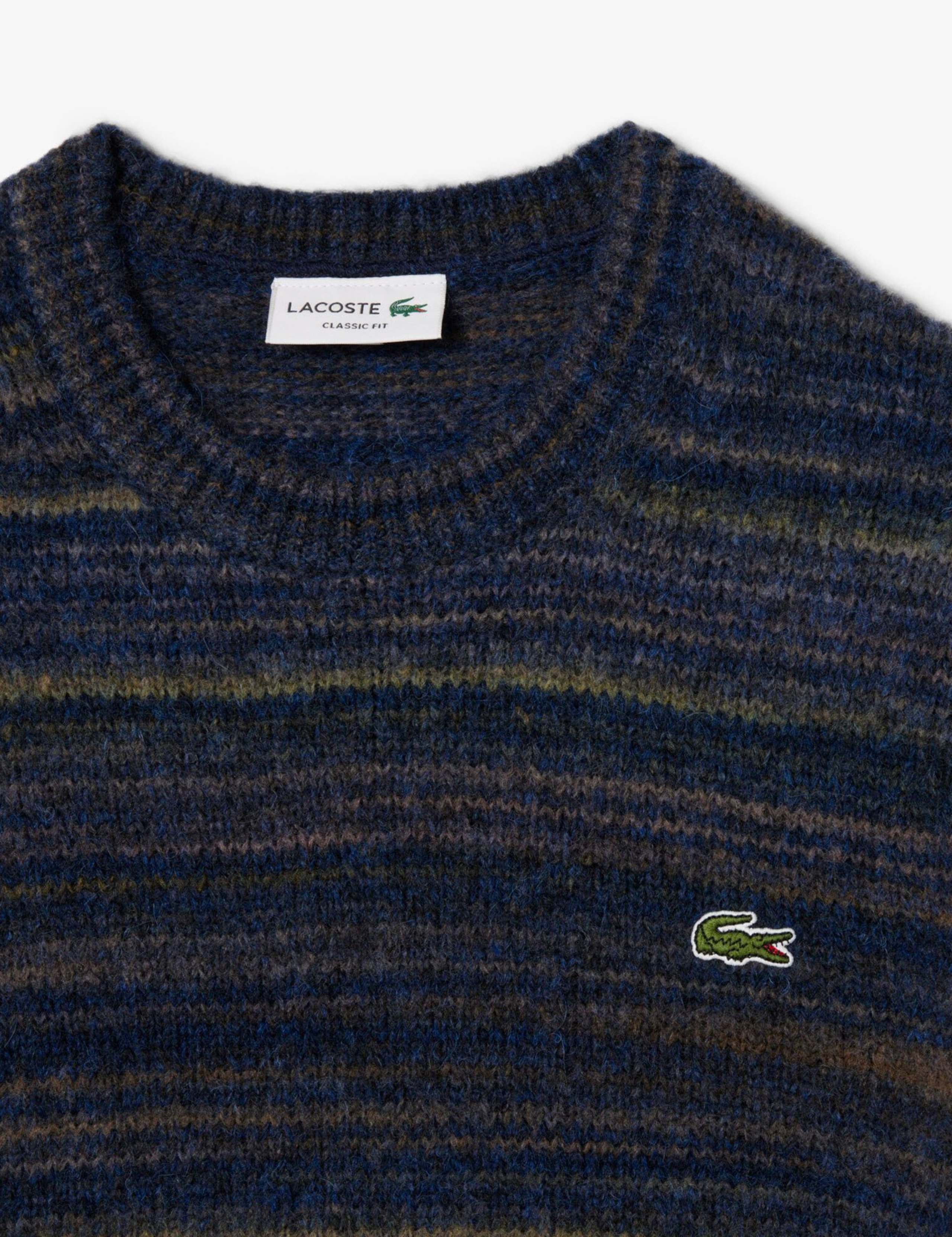 Wool Rich Striped Jumper with Alpaca 4 of 5