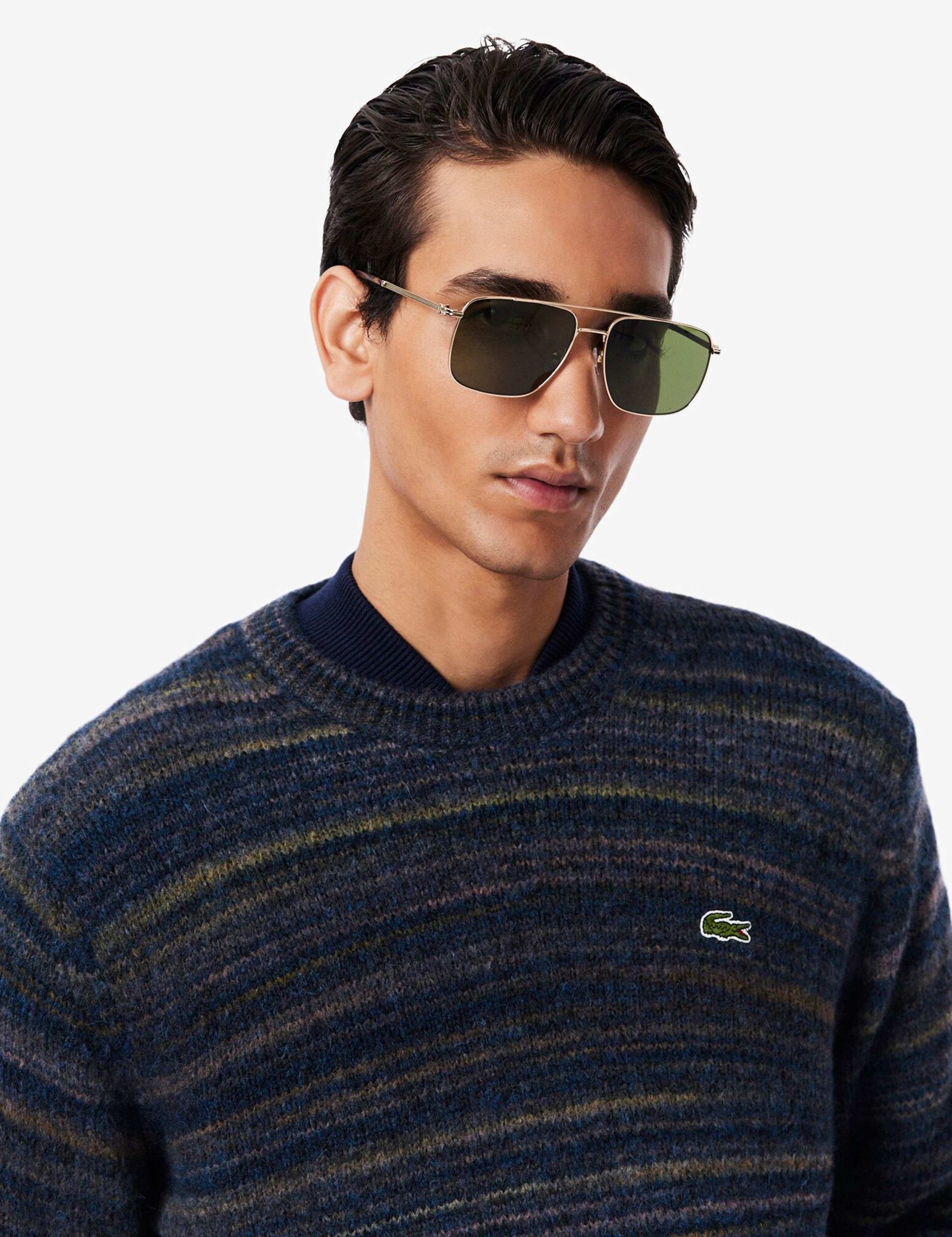 Wool Rich Striped Jumper with Alpaca 5 of 5