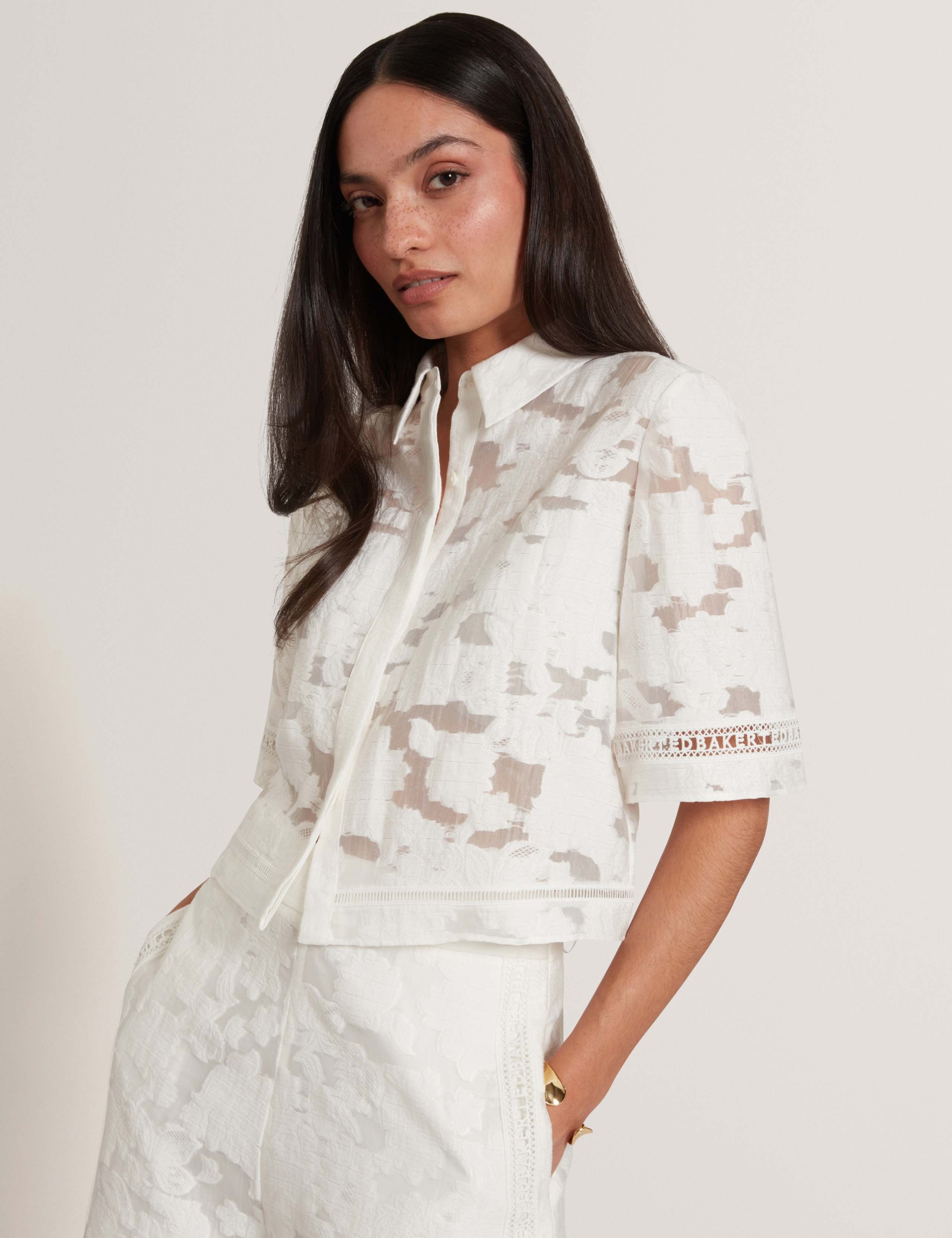 Textured Collared Shirt 1 of 6