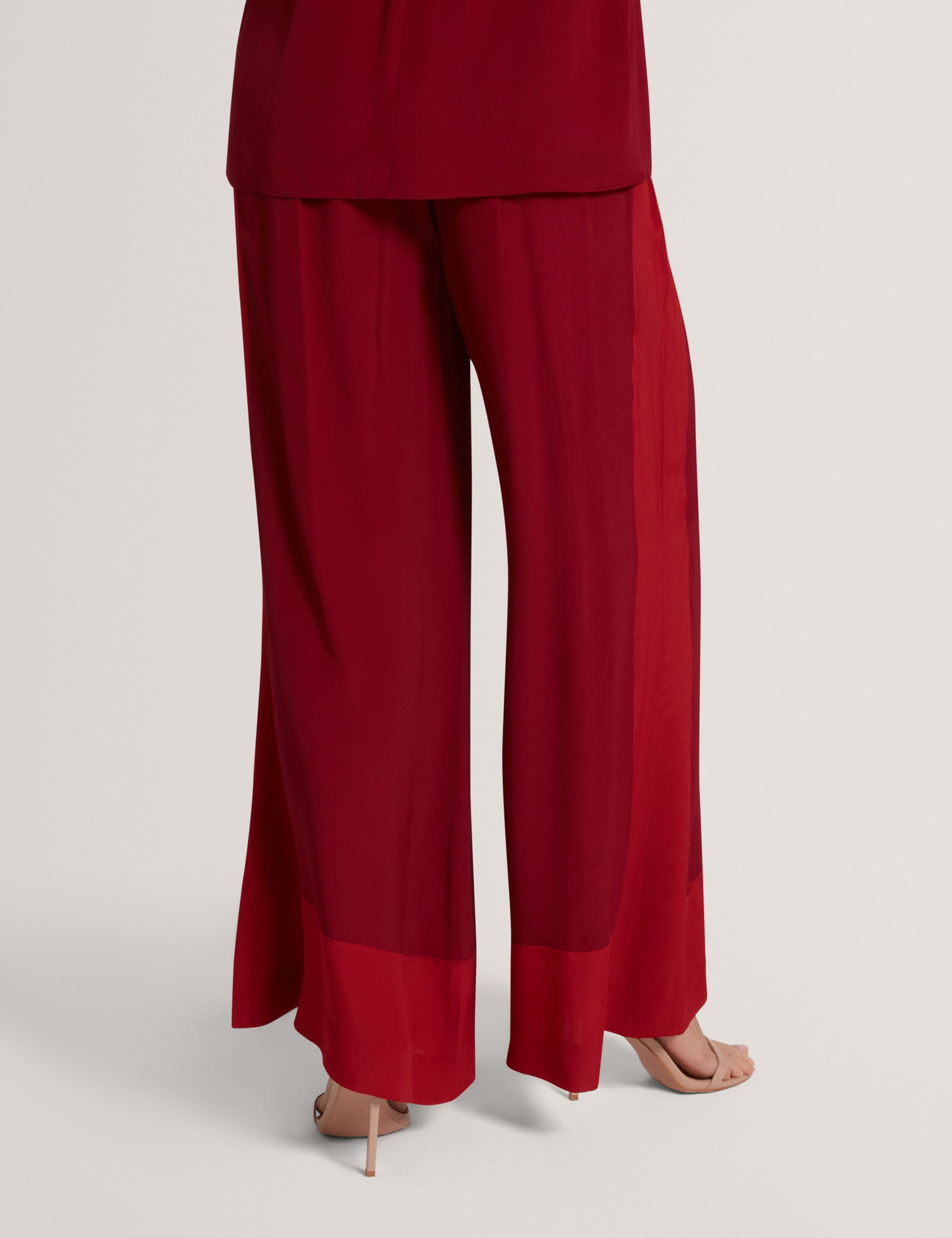Colour Block Wide Leg Trousers 4 of 6