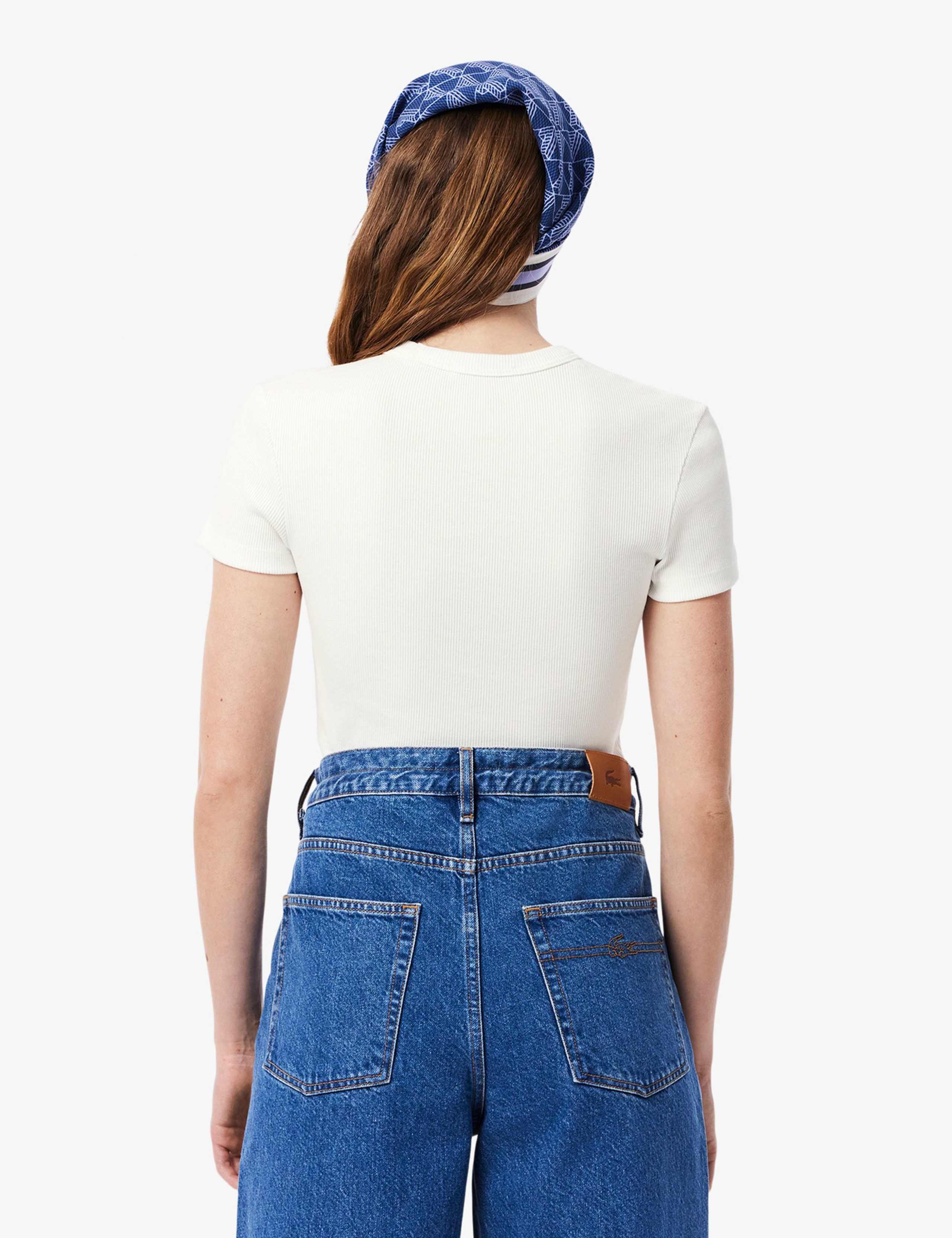 Pure Cotton Ribbed T-Shirt 5 of 5