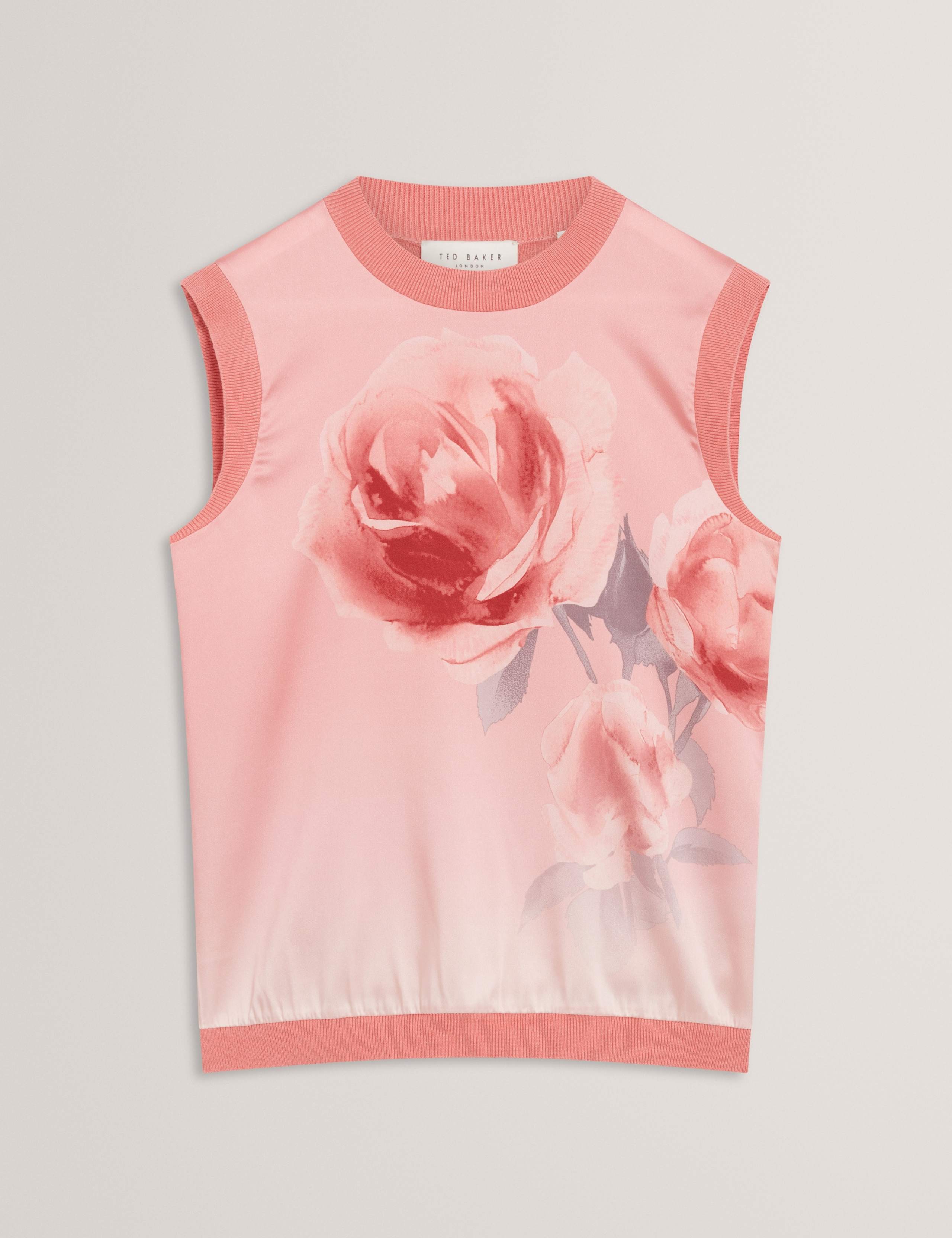 Pure Cotton Floral Knitted Vest 2 of 6