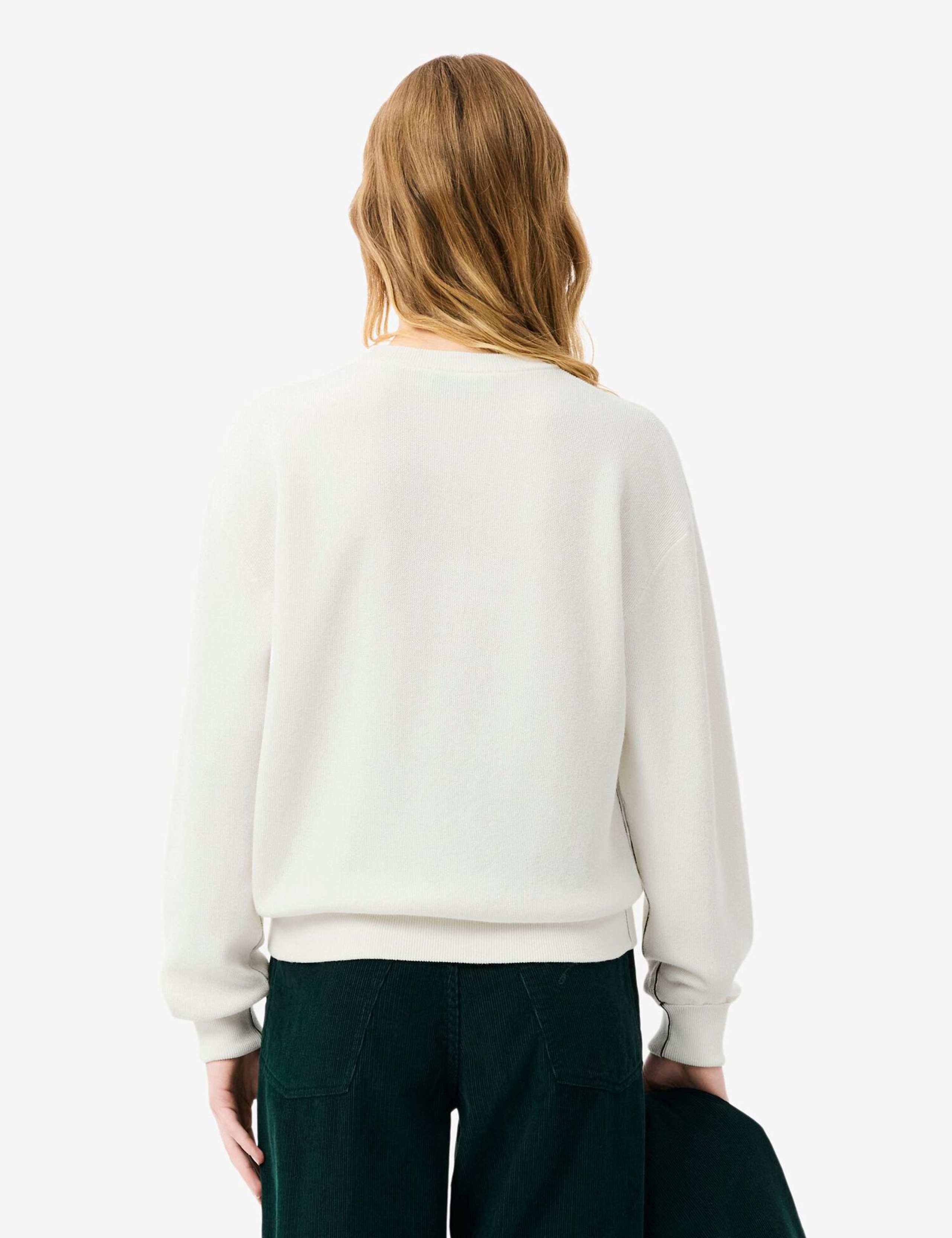 Cotton Rich Jumper with Wool 5 of 6