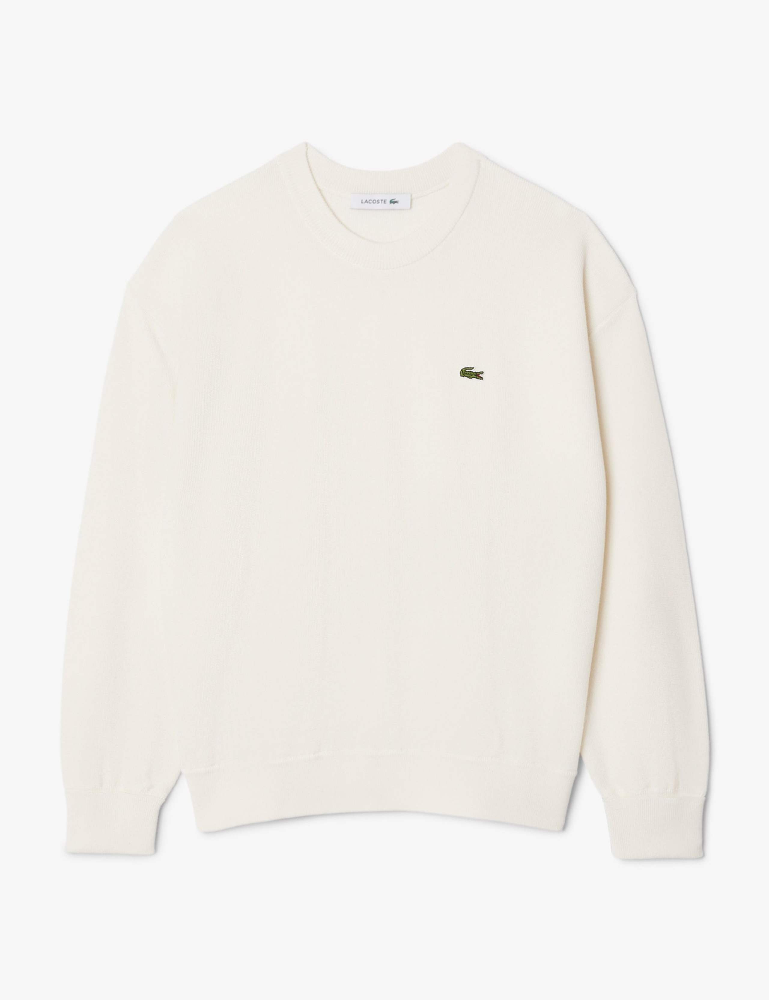 Cotton Rich Jumper with Wool 2 of 6