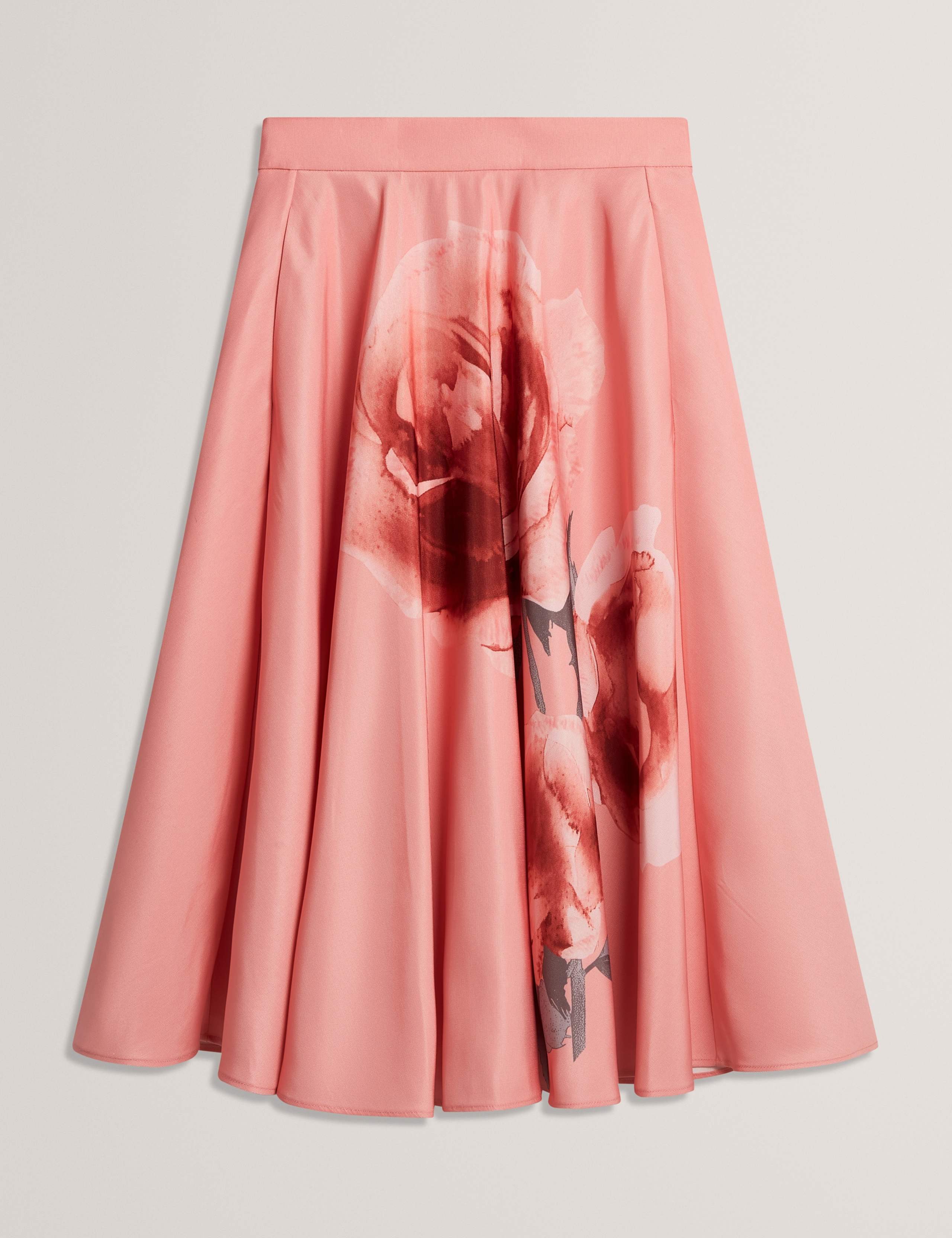 Floral Pleated Midi Skirt 2 of 6
