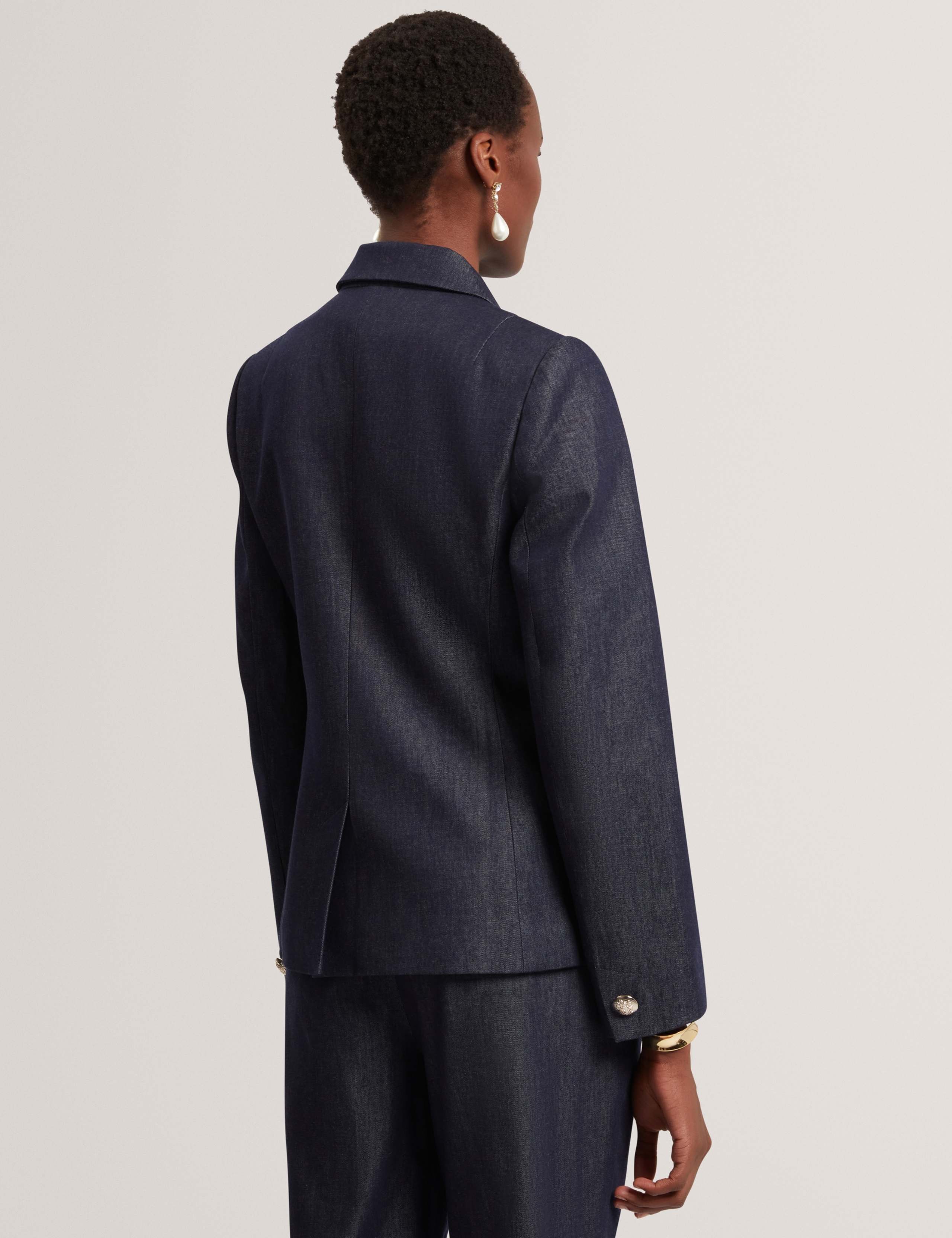 Denim Tailored Blazer 4 of 6