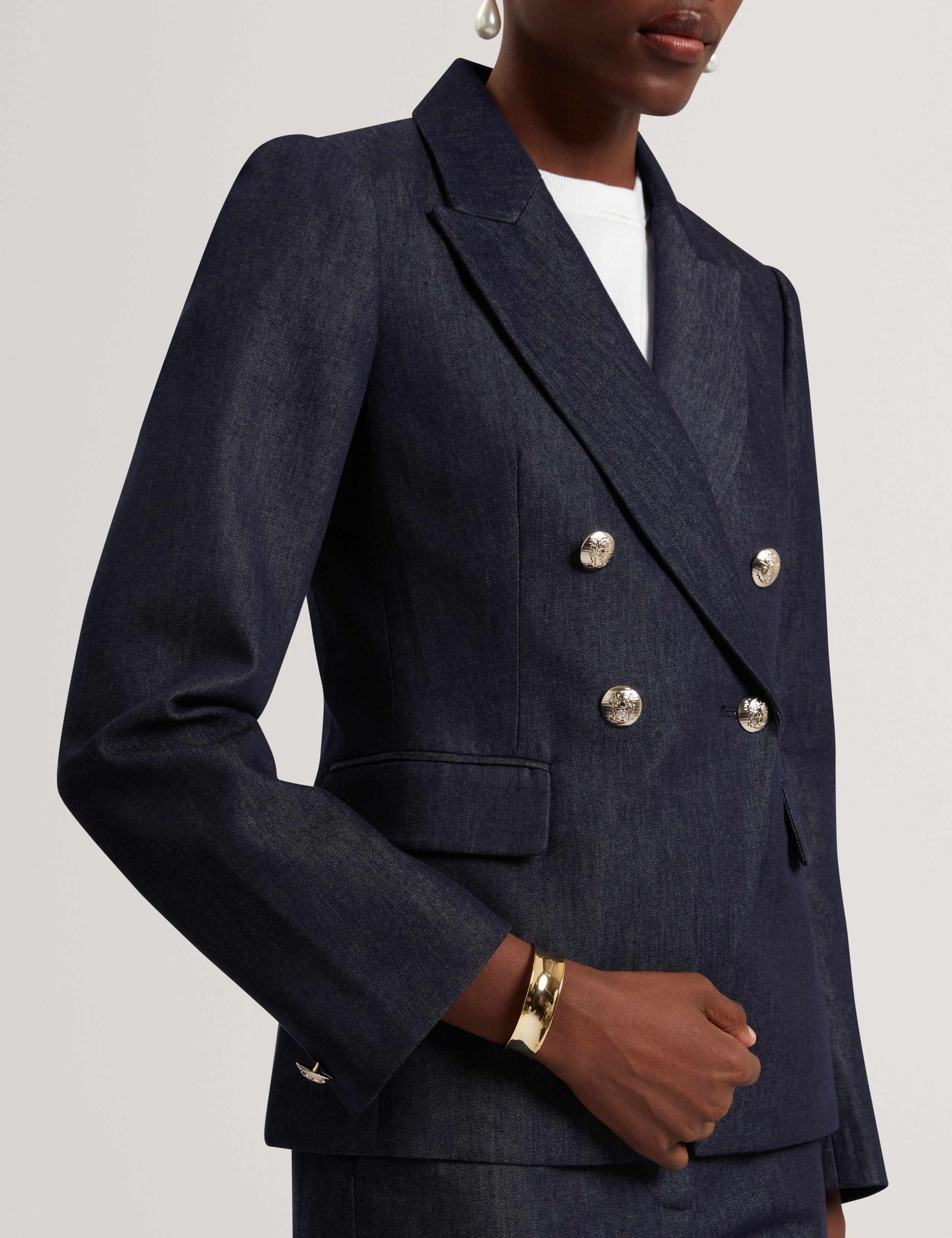 Denim Tailored Blazer 5 of 6