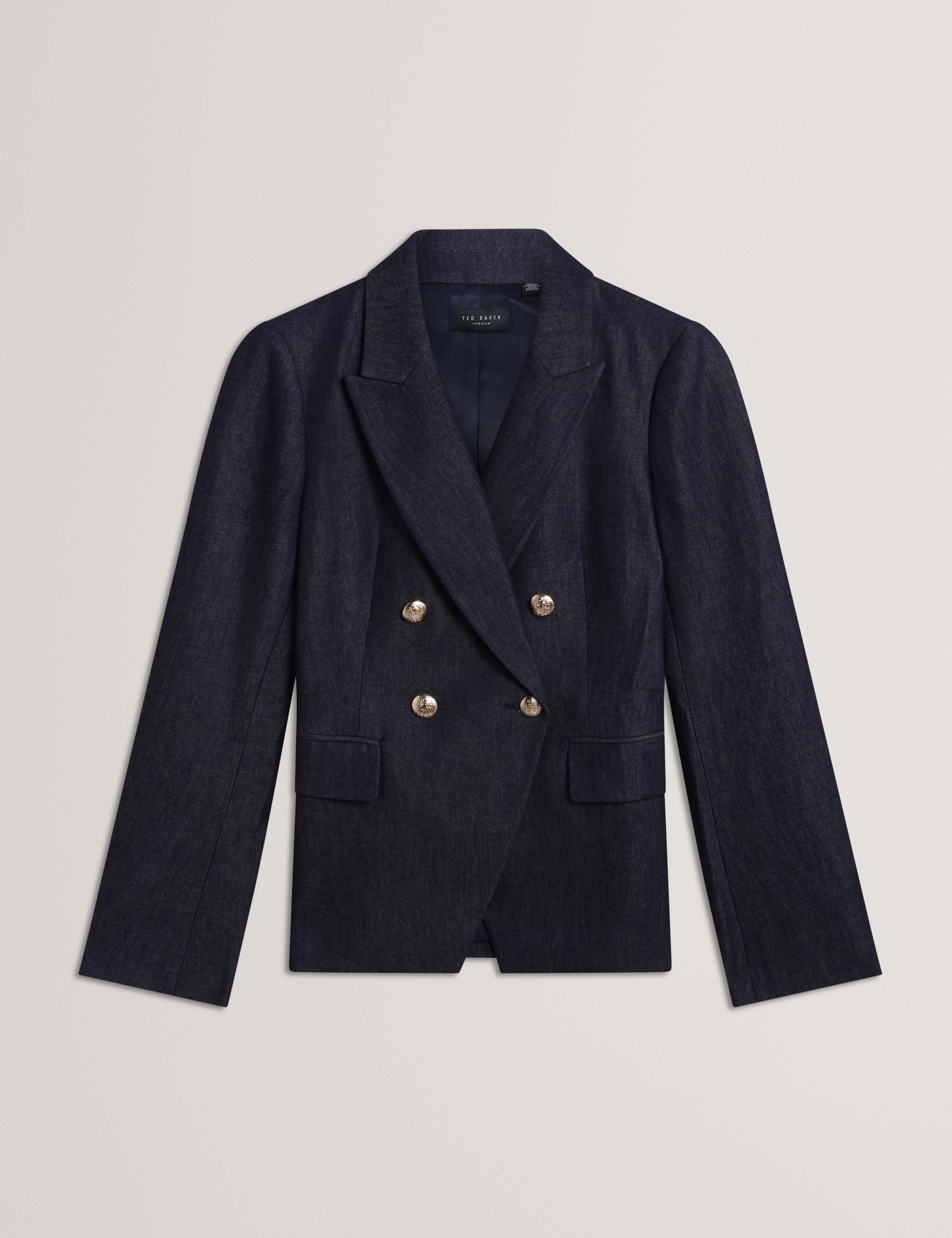 Denim Tailored Blazer 2 of 6