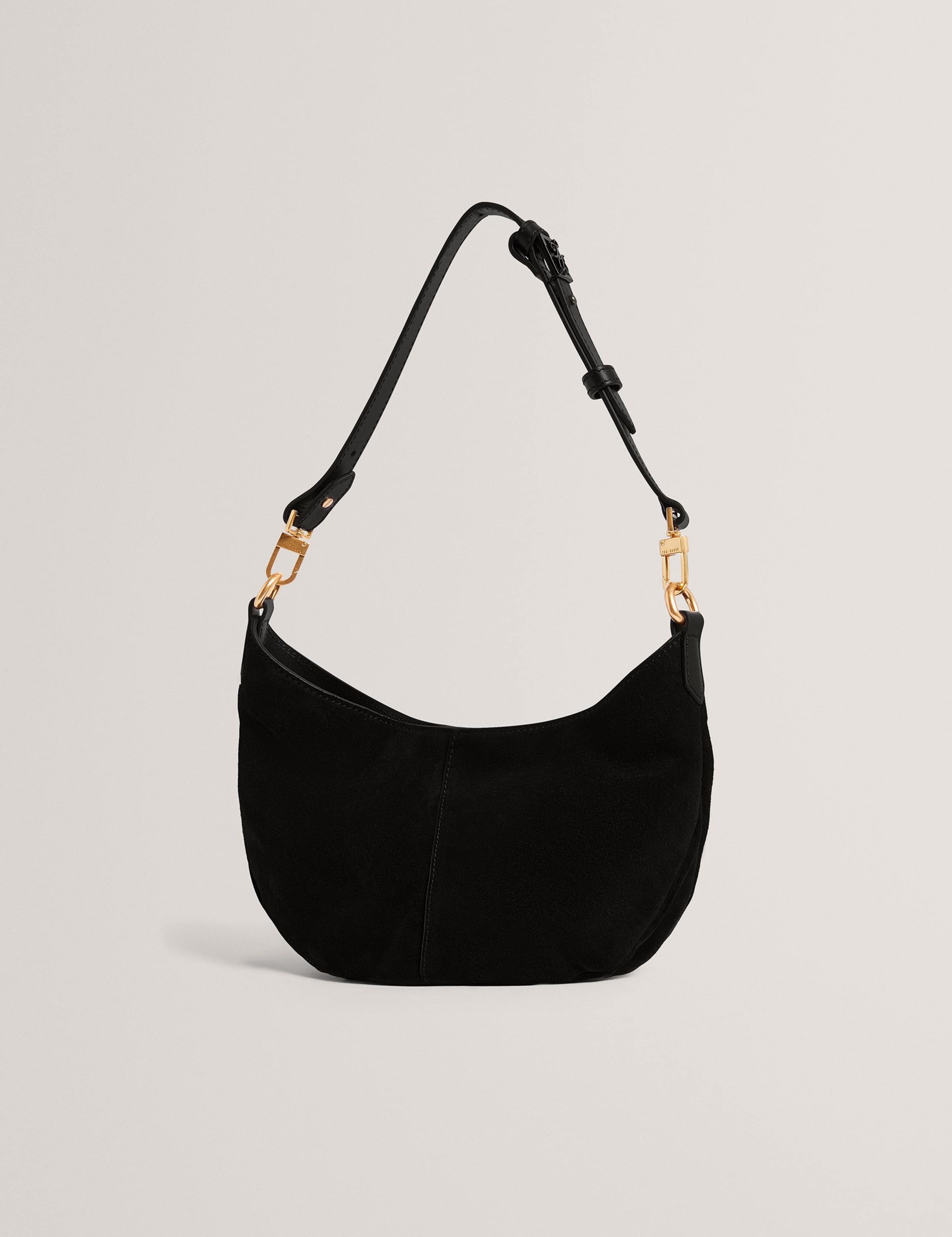 Leather Hardware Shoulder Clutch Bag 3 of 5