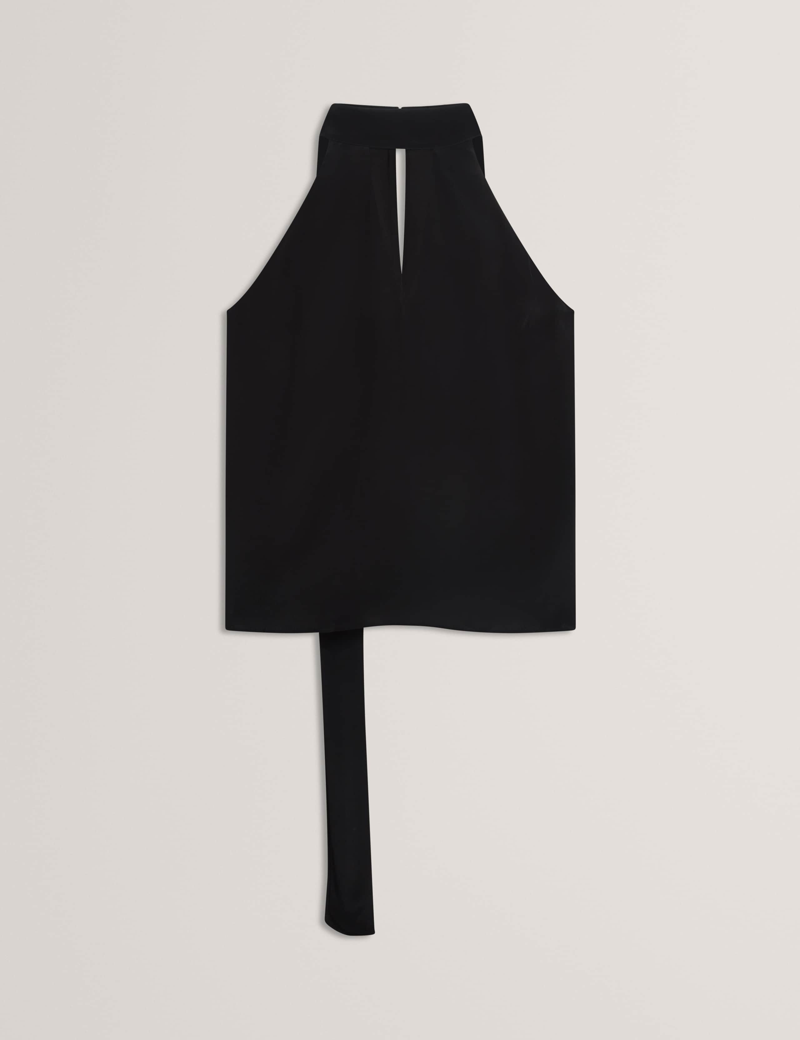 Halter Neck Tie Detail Top 2 of 6