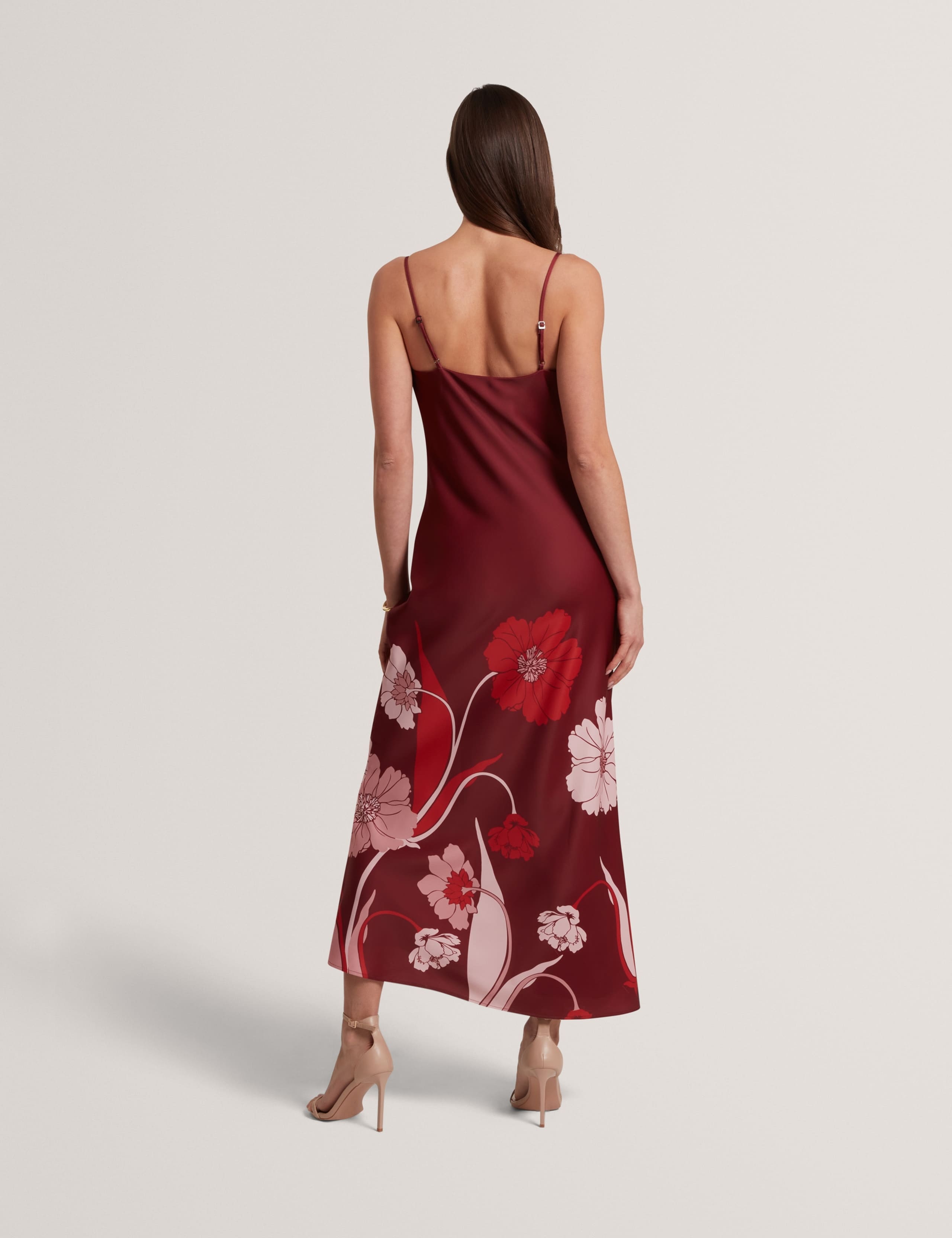 Floral Cowl Neck Maxi Slip Dress 4 of 6