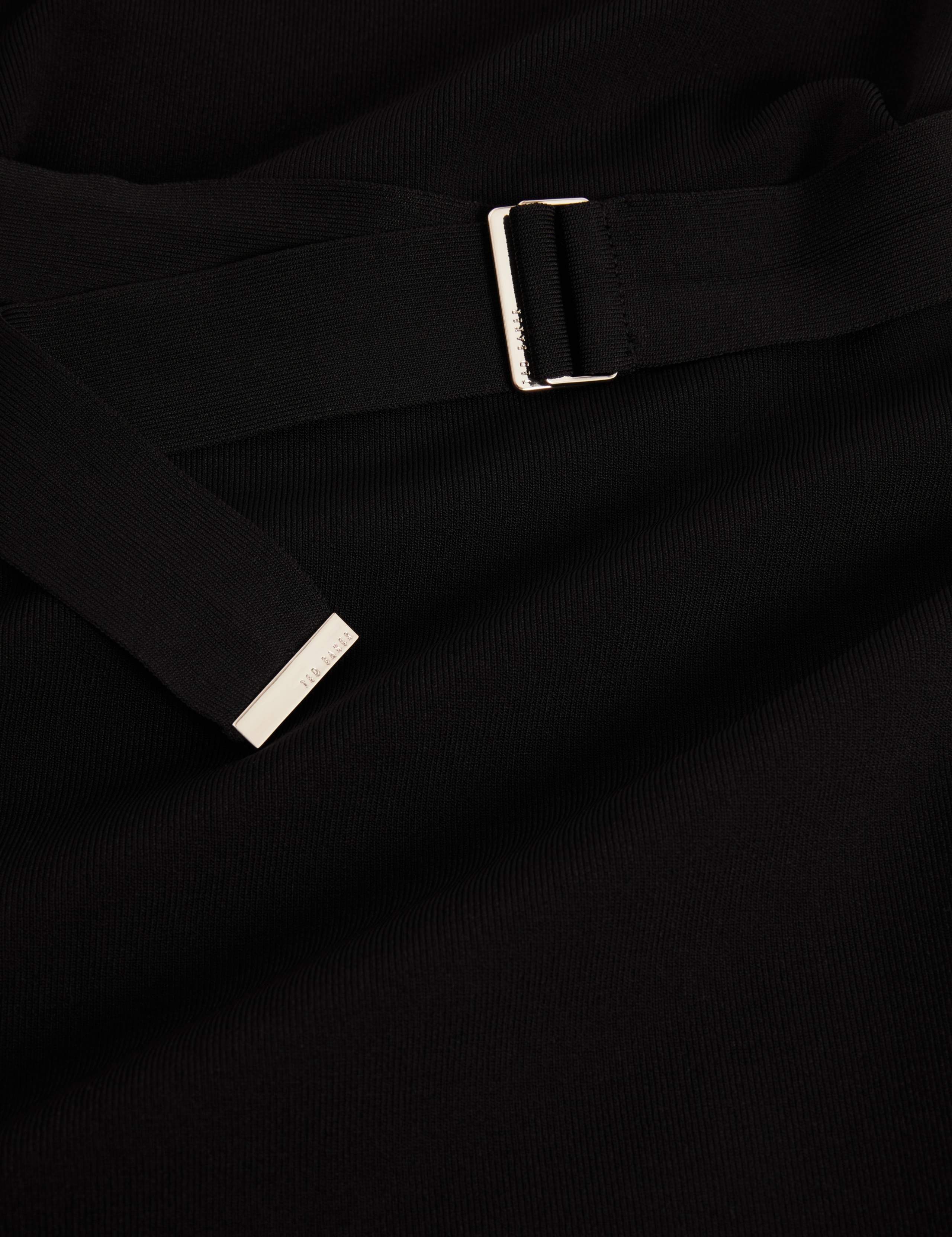 Knitted Belted Midi Tailored Dress 6 of 6