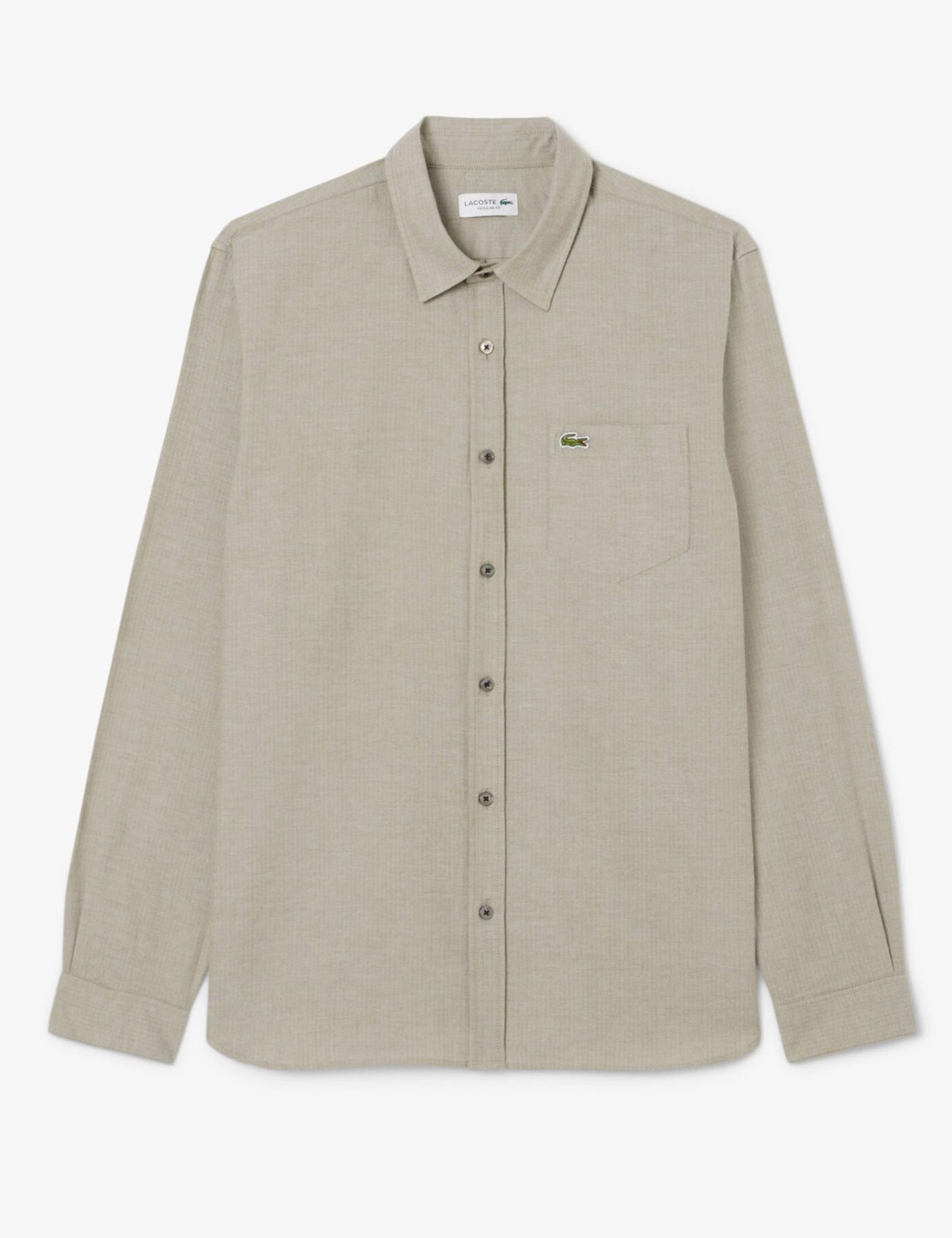 Regular Fit Pure Cotton Herringbone Shirt 2 of 7