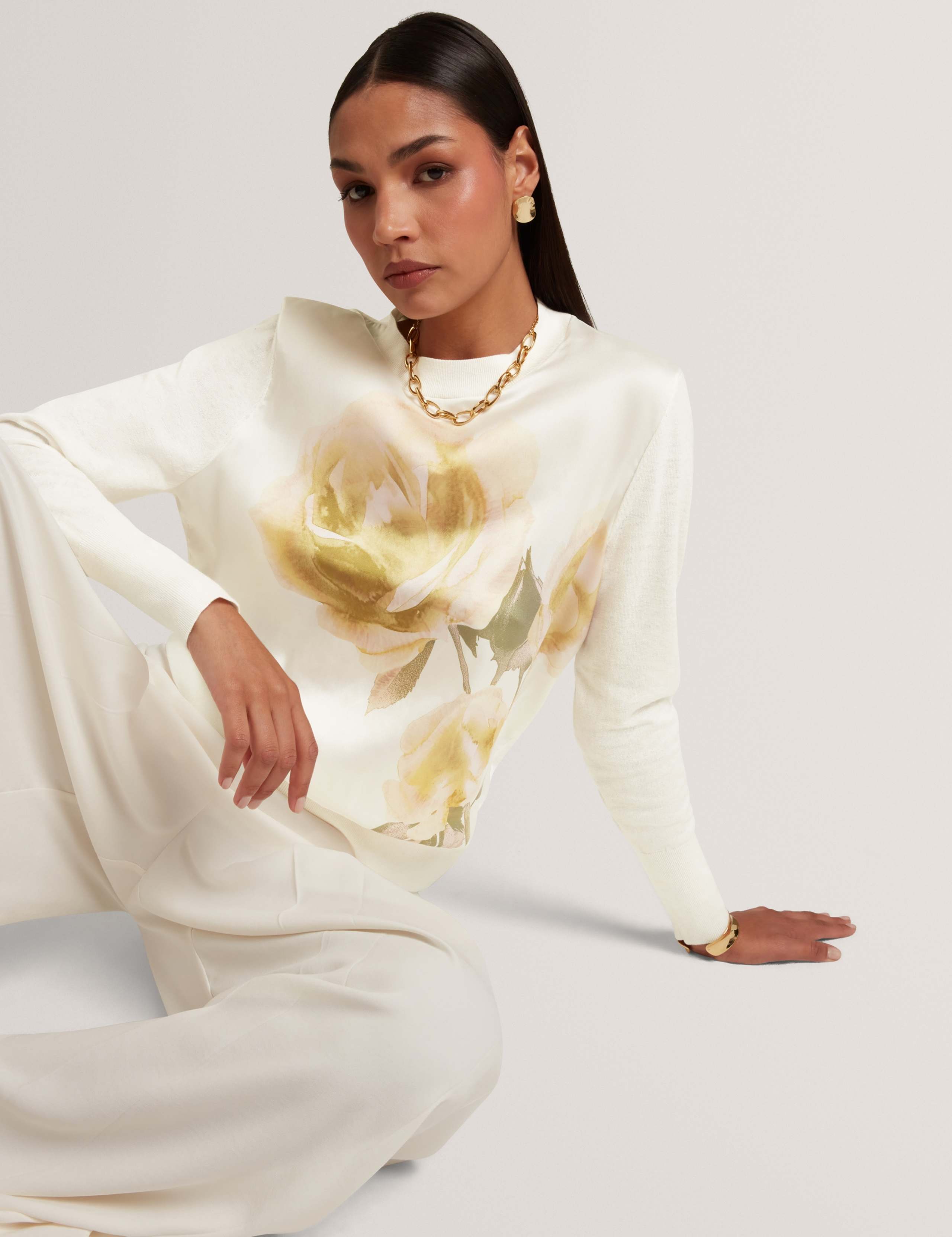 Cotton Blend Printed Jumper 5 of 7