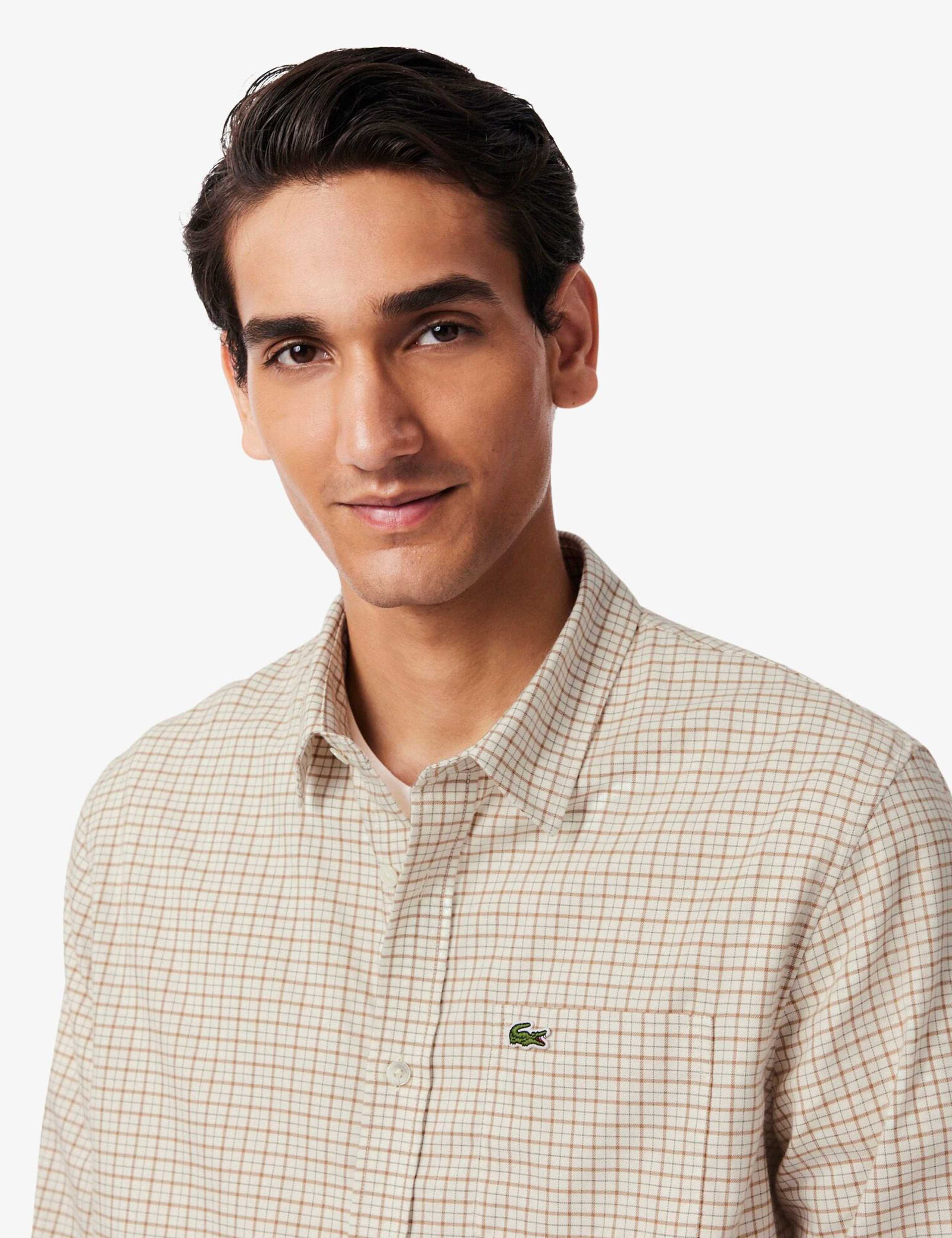 Regular Fit Pure Cotton Check Flannel Shirt 3 of 6