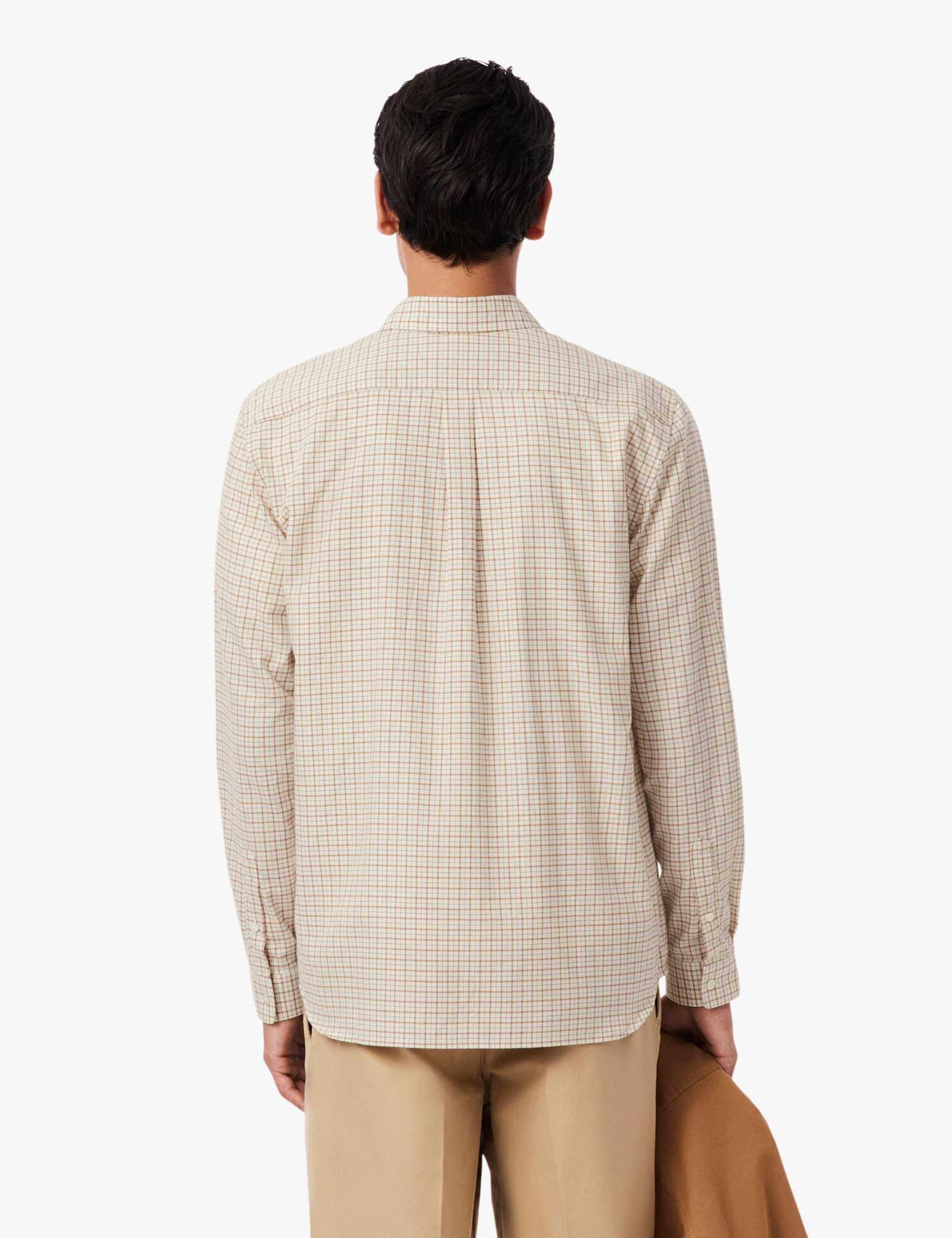Regular Fit Pure Cotton Check Flannel Shirt 5 of 6