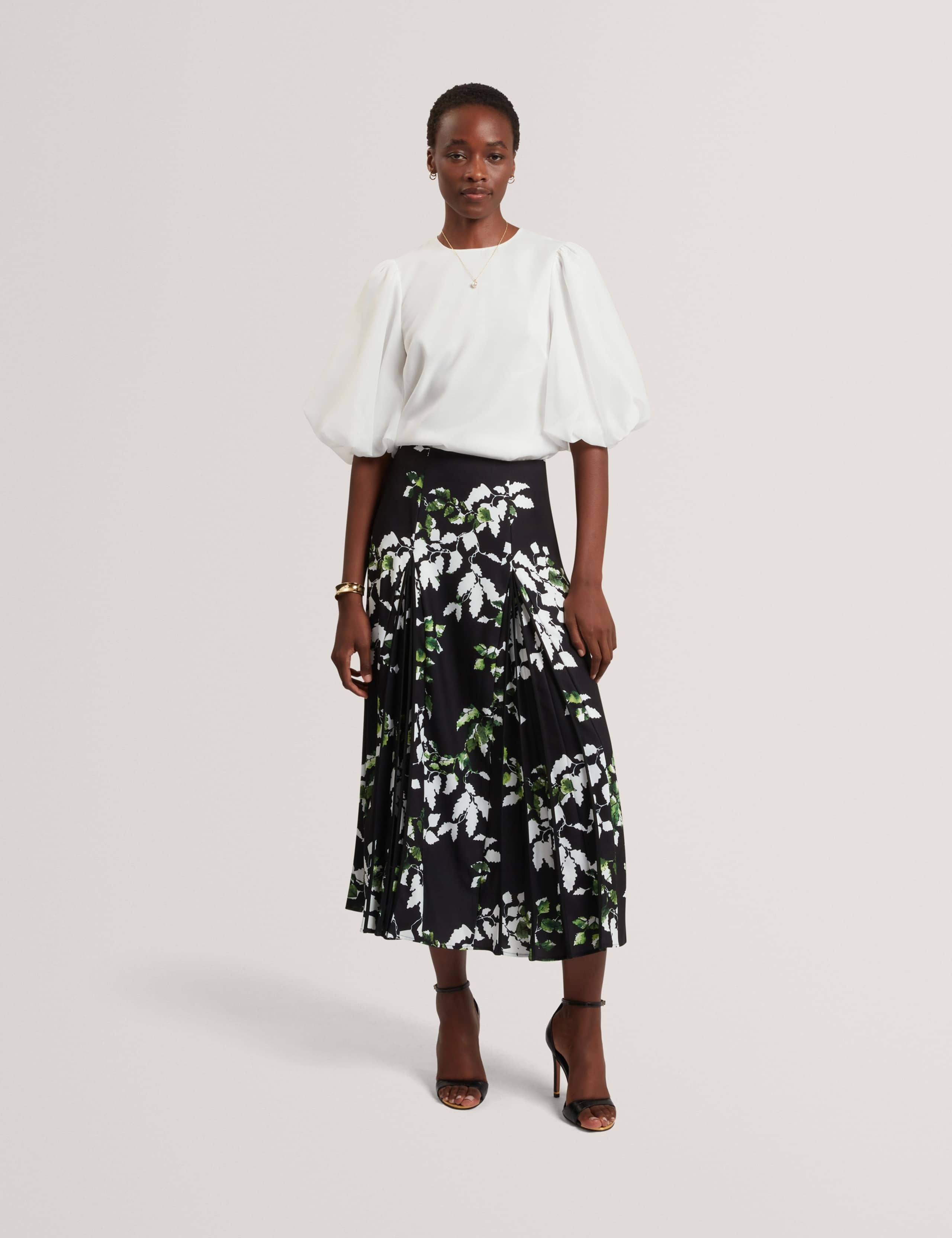 Organza Puff Sleeve Blouse 3 of 6