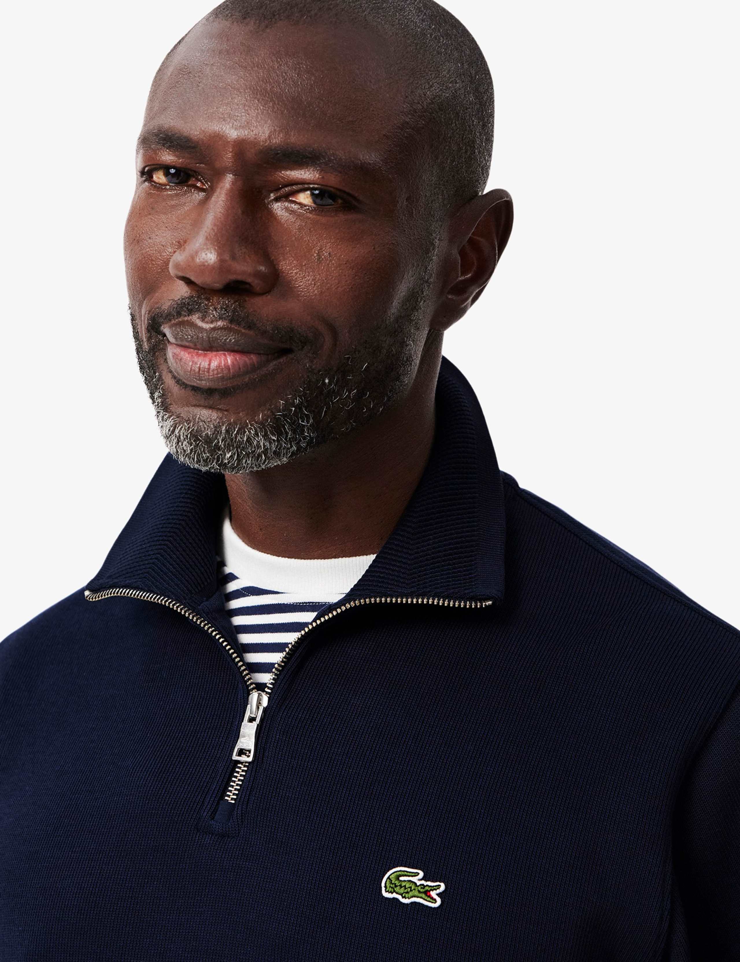 Pure Cotton Half Zip Sweatshirt 3 of 6