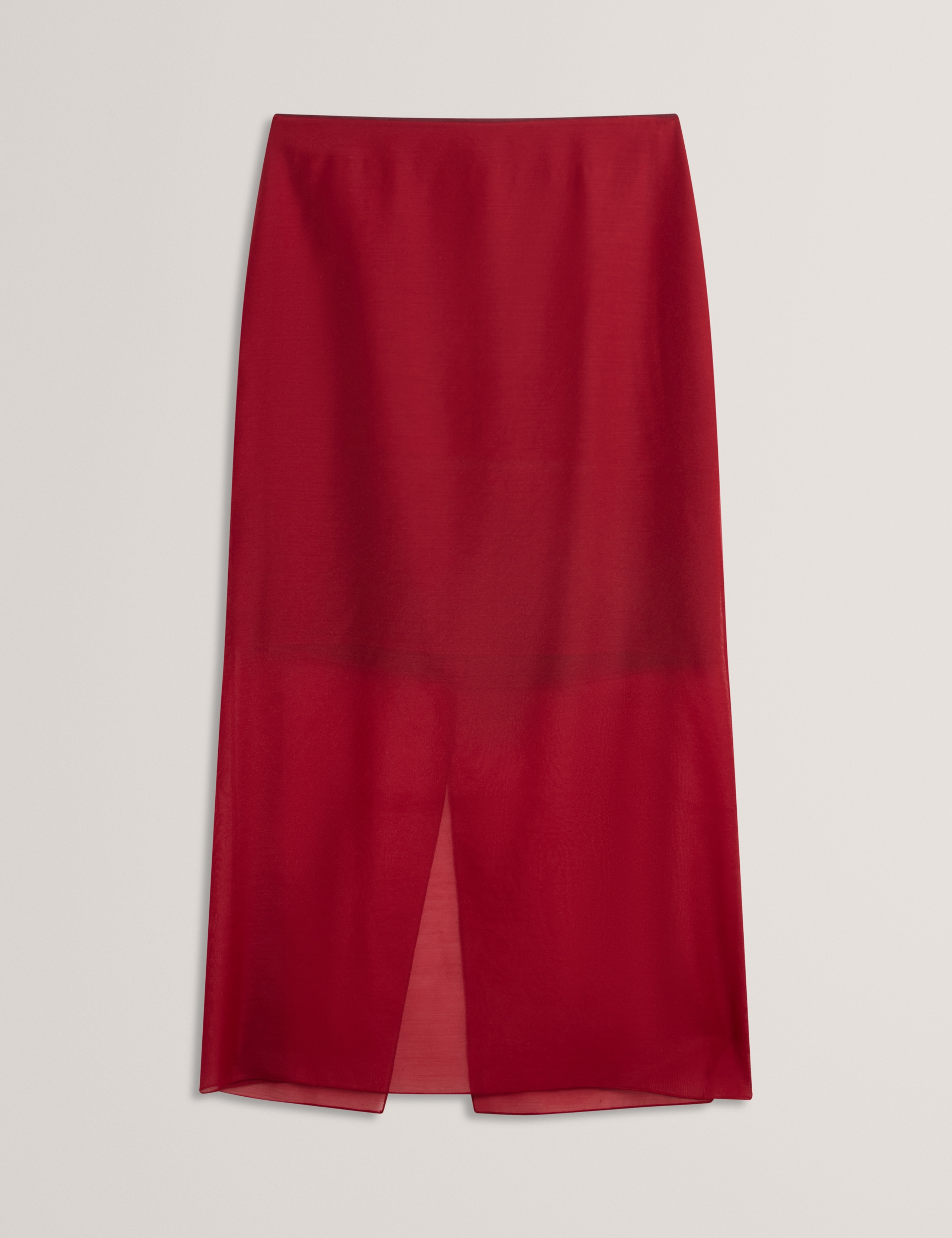 Organza Midi A-Line Skirt 2 of 5