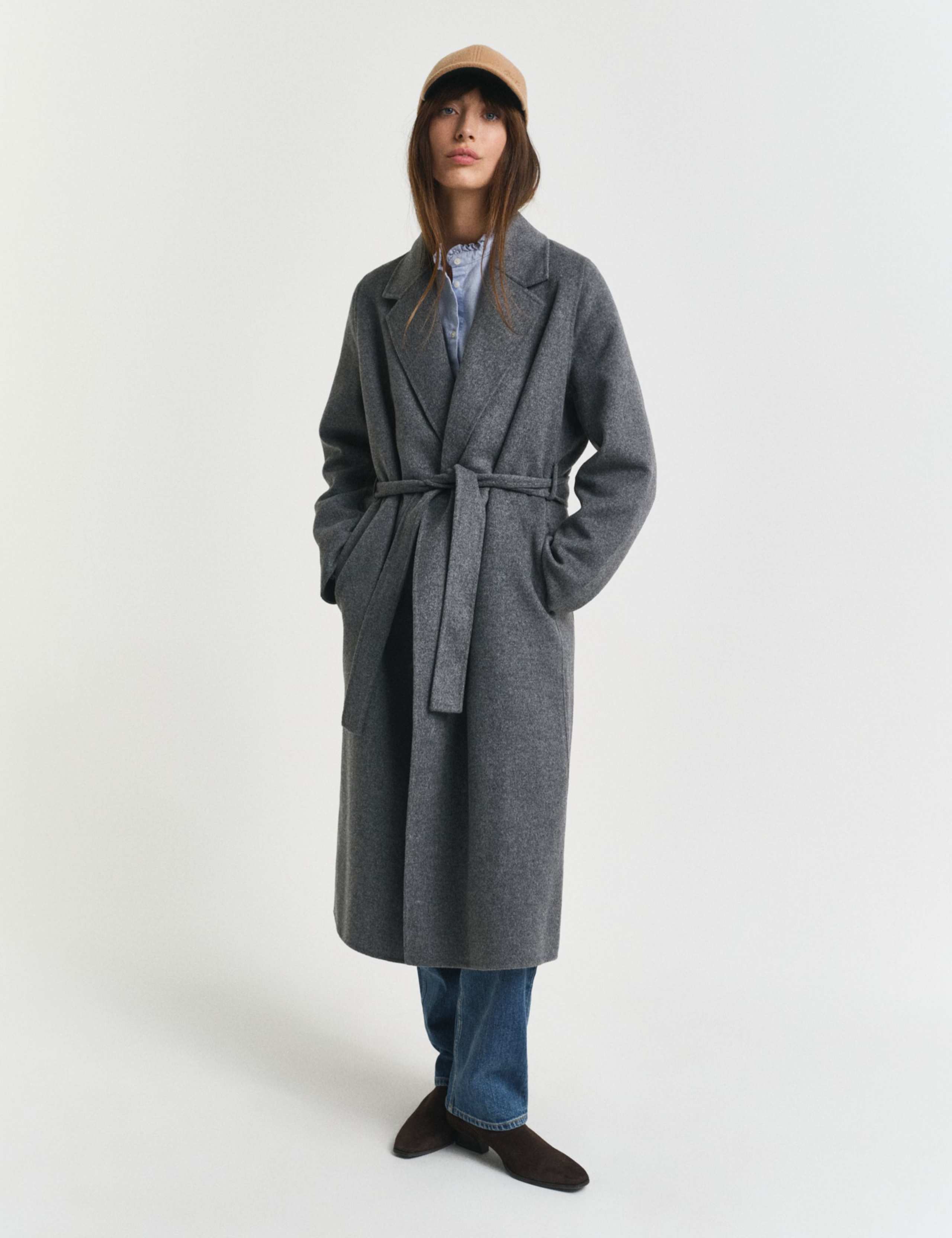 Wool Rich Wrap Coat 1 of 4