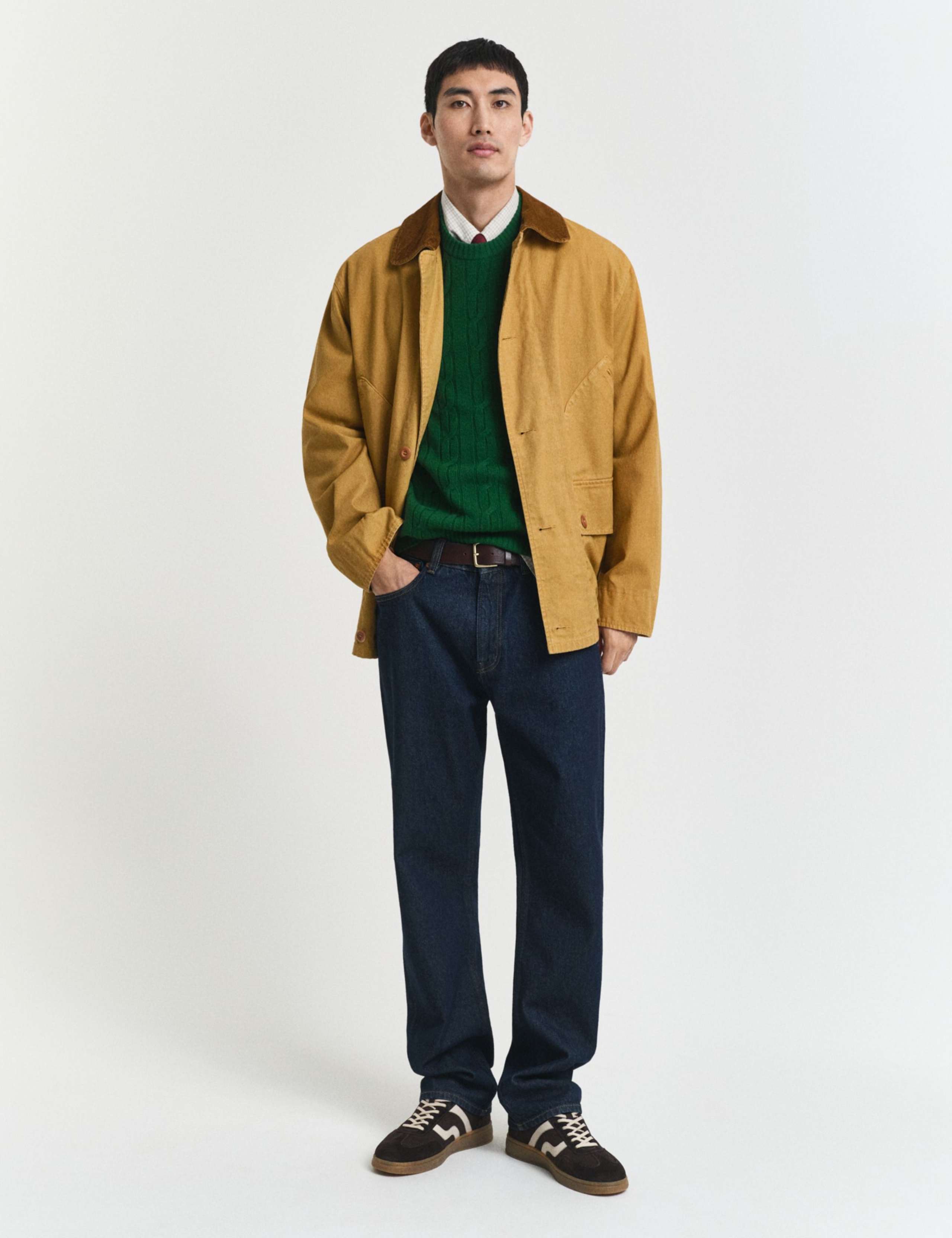 Pure Lambswool Cable Crew Neck Jumper 2 of 4