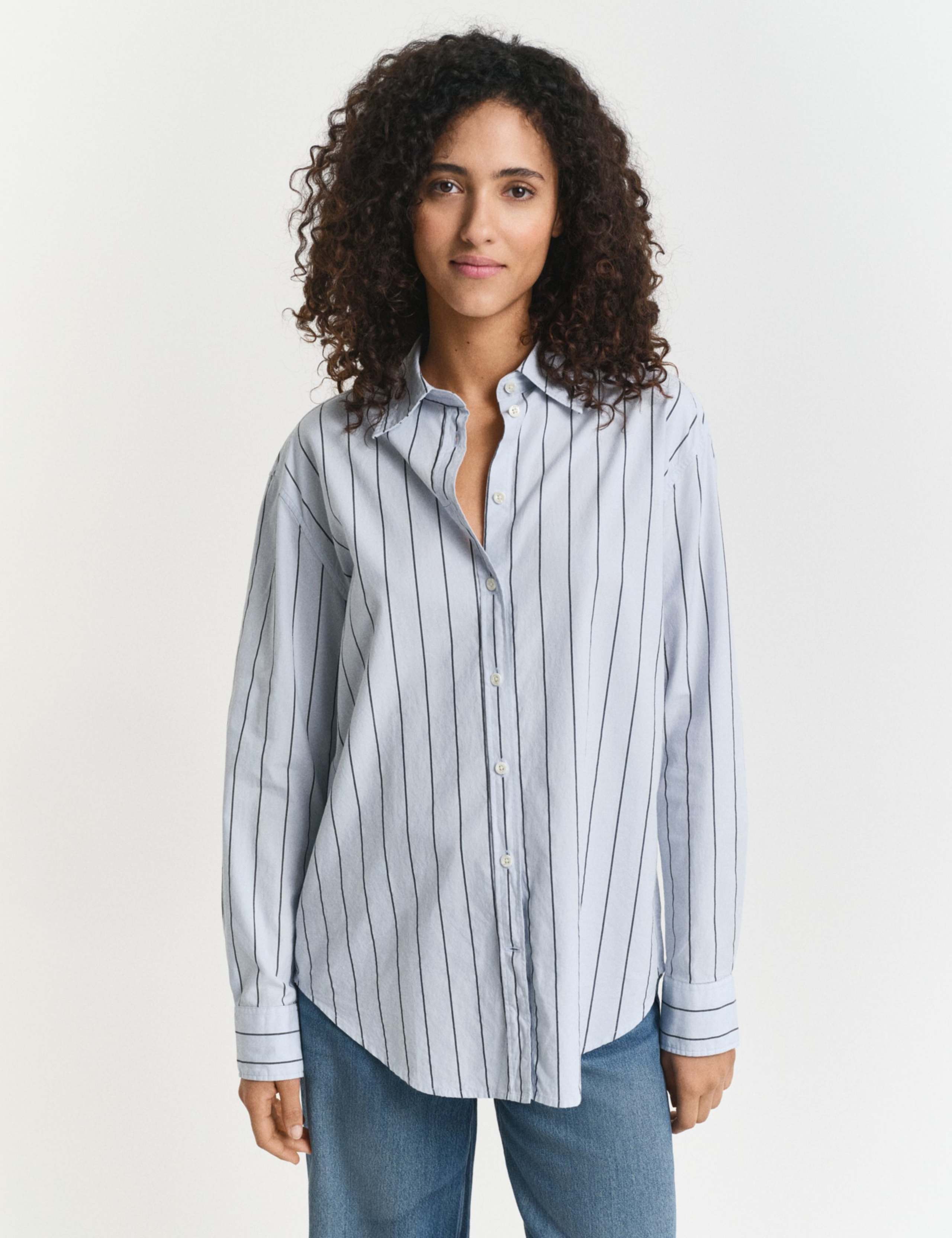 Pure Cotton Striped Relaxed Shirt 2 of 6