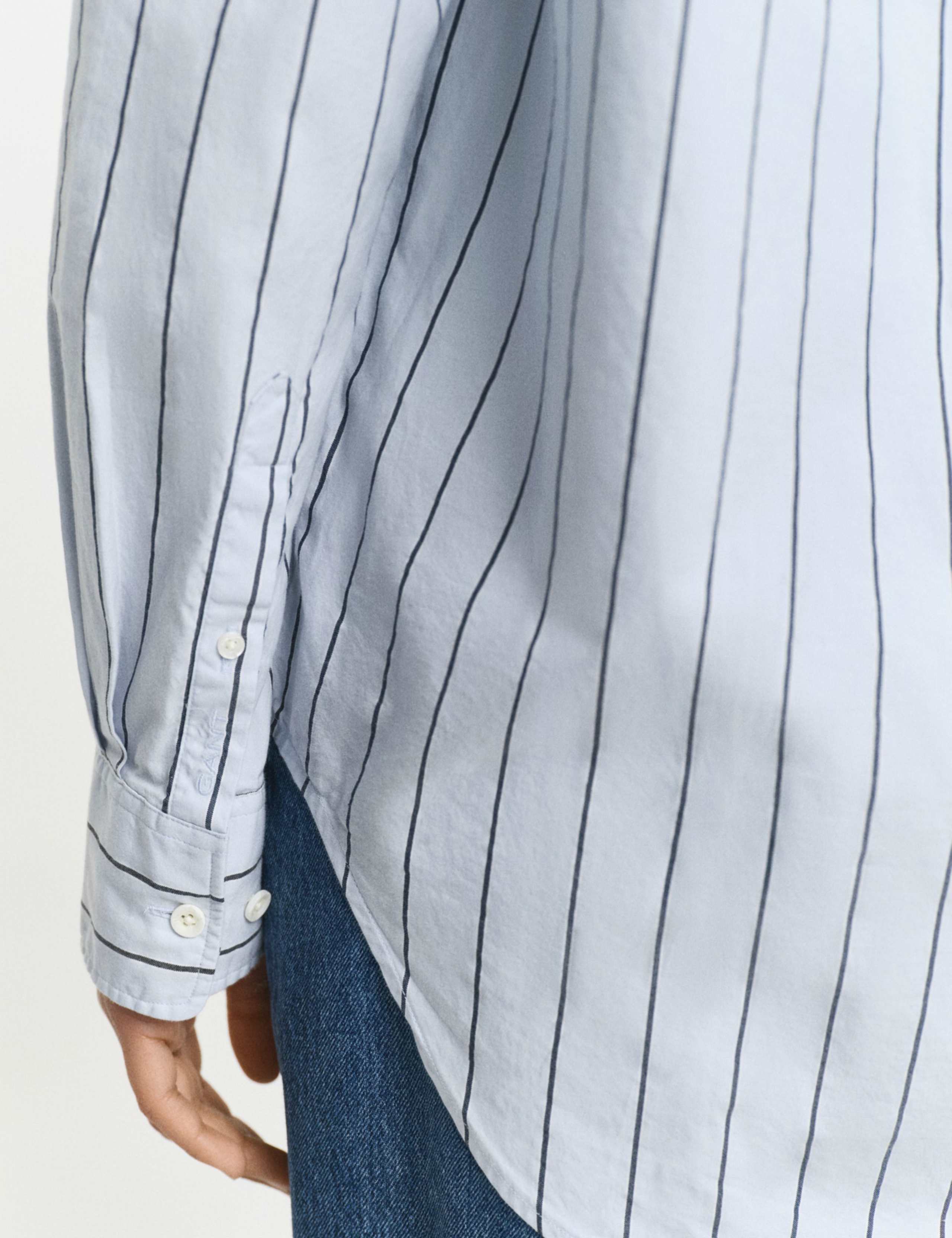 Pure Cotton Striped Relaxed Shirt 5 of 6