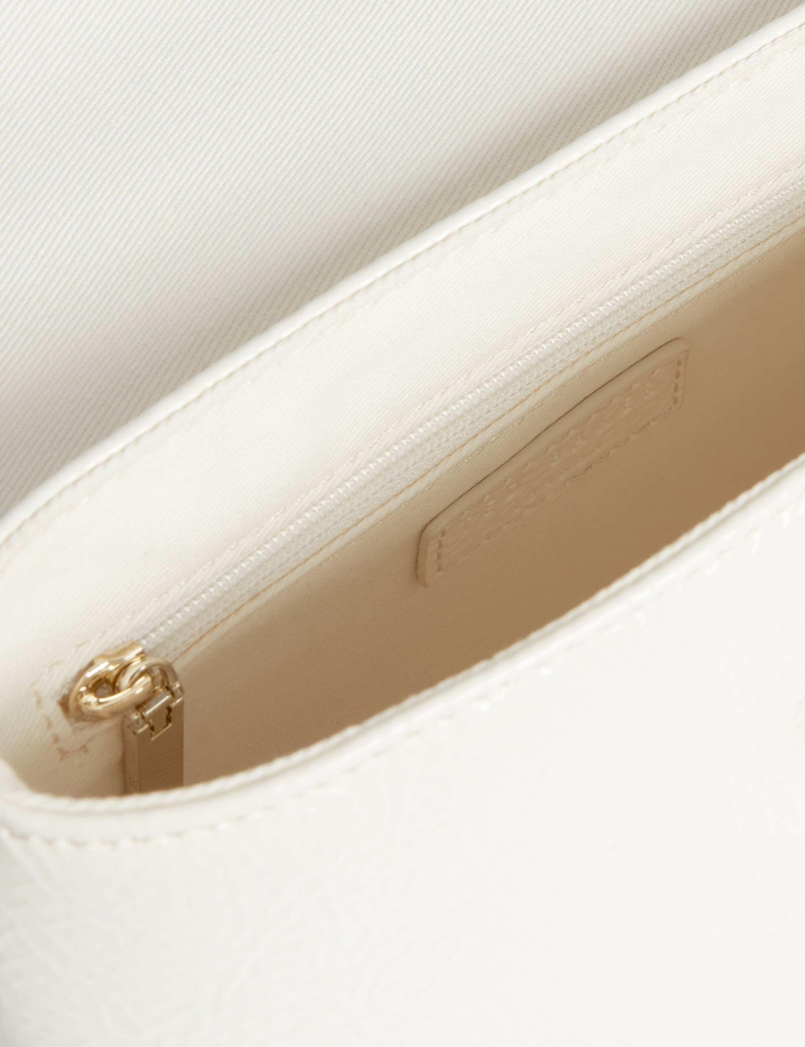 Faux Leather Patent Rose Mini Grab Bag 3 of 4