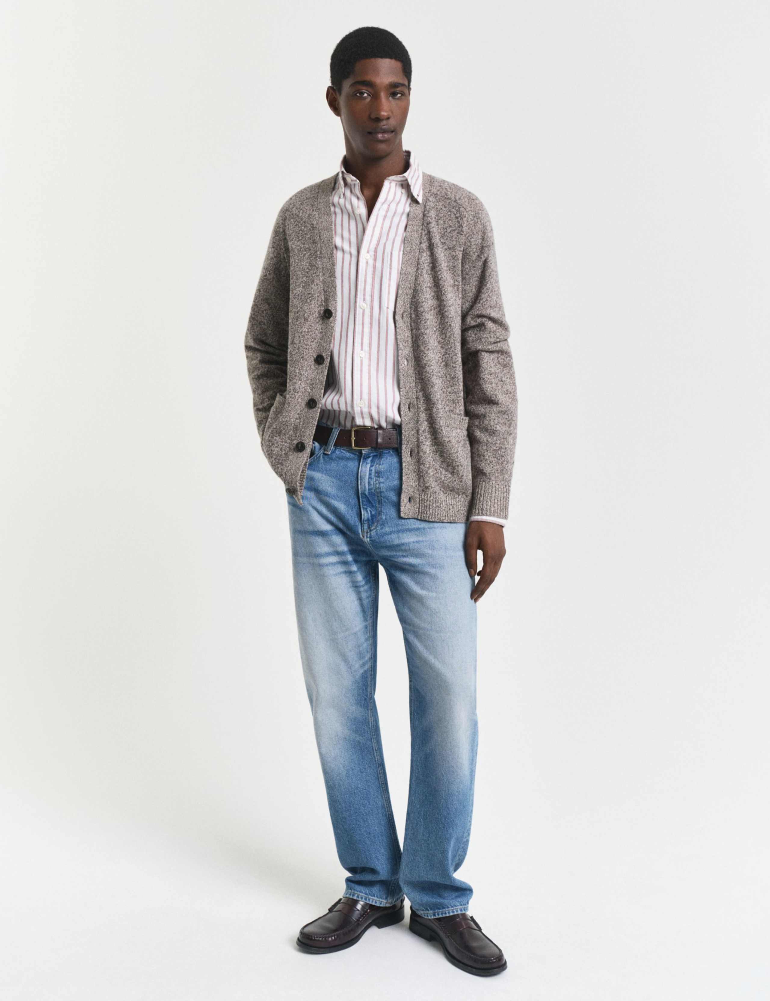 Wool Rich V-Neck Cardigan 2 of 5