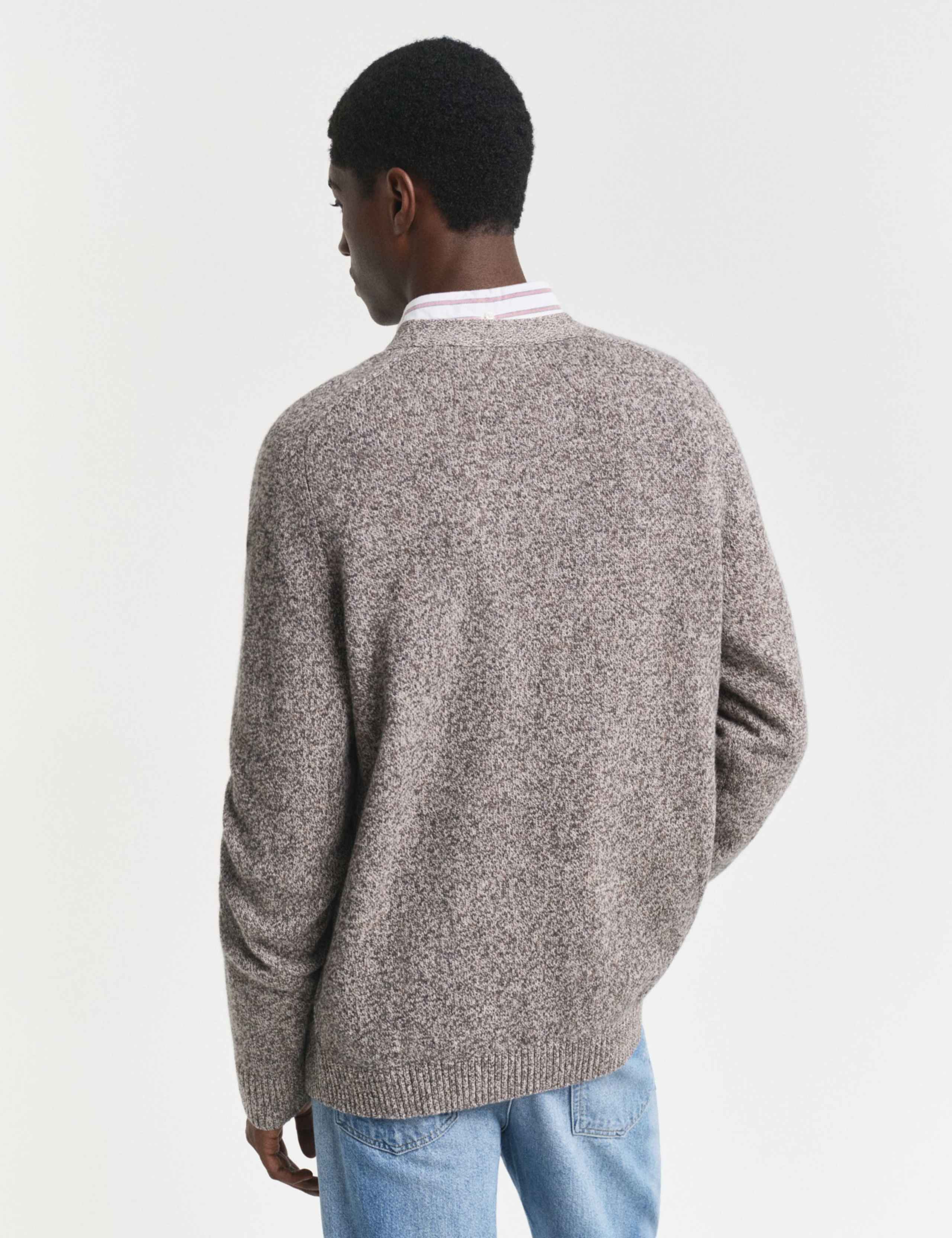 Wool Rich V-Neck Cardigan 3 of 5
