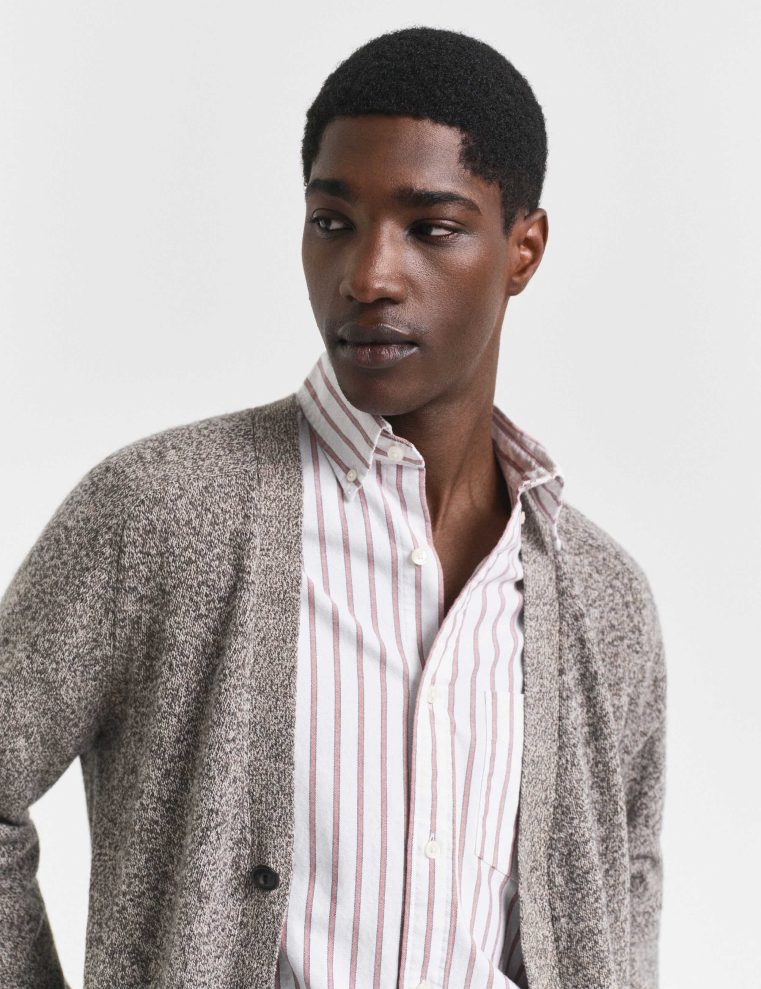 Wool Rich V-Neck Cardigan 4 of 5