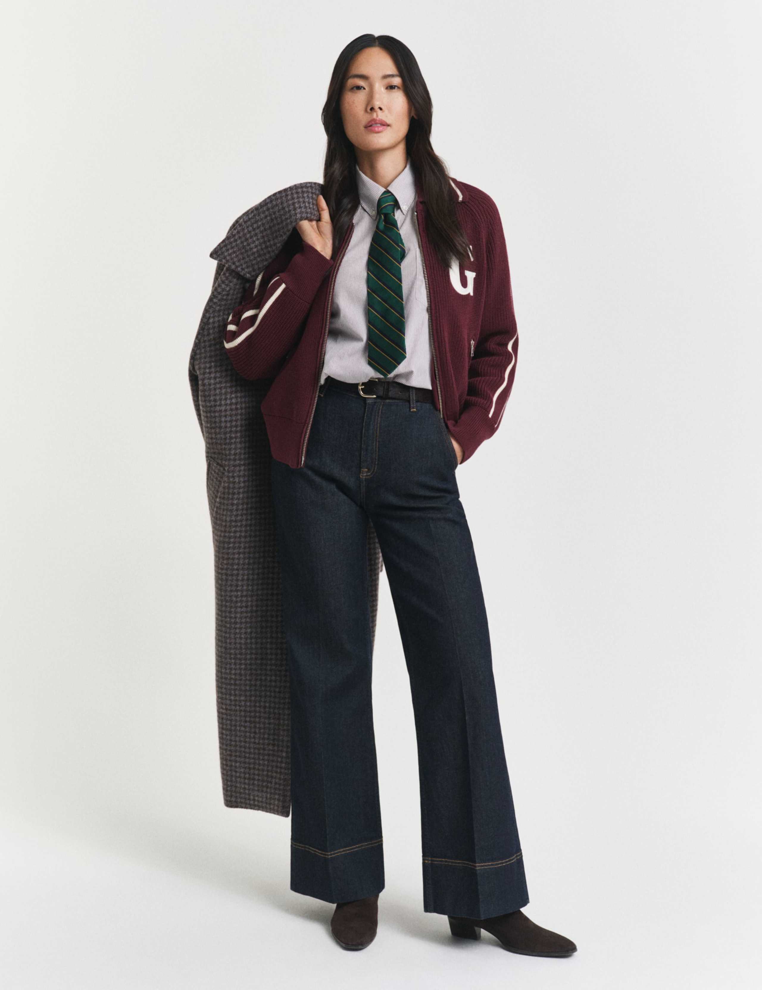 Mid Rise Wide Leg Jeans 4 of 6