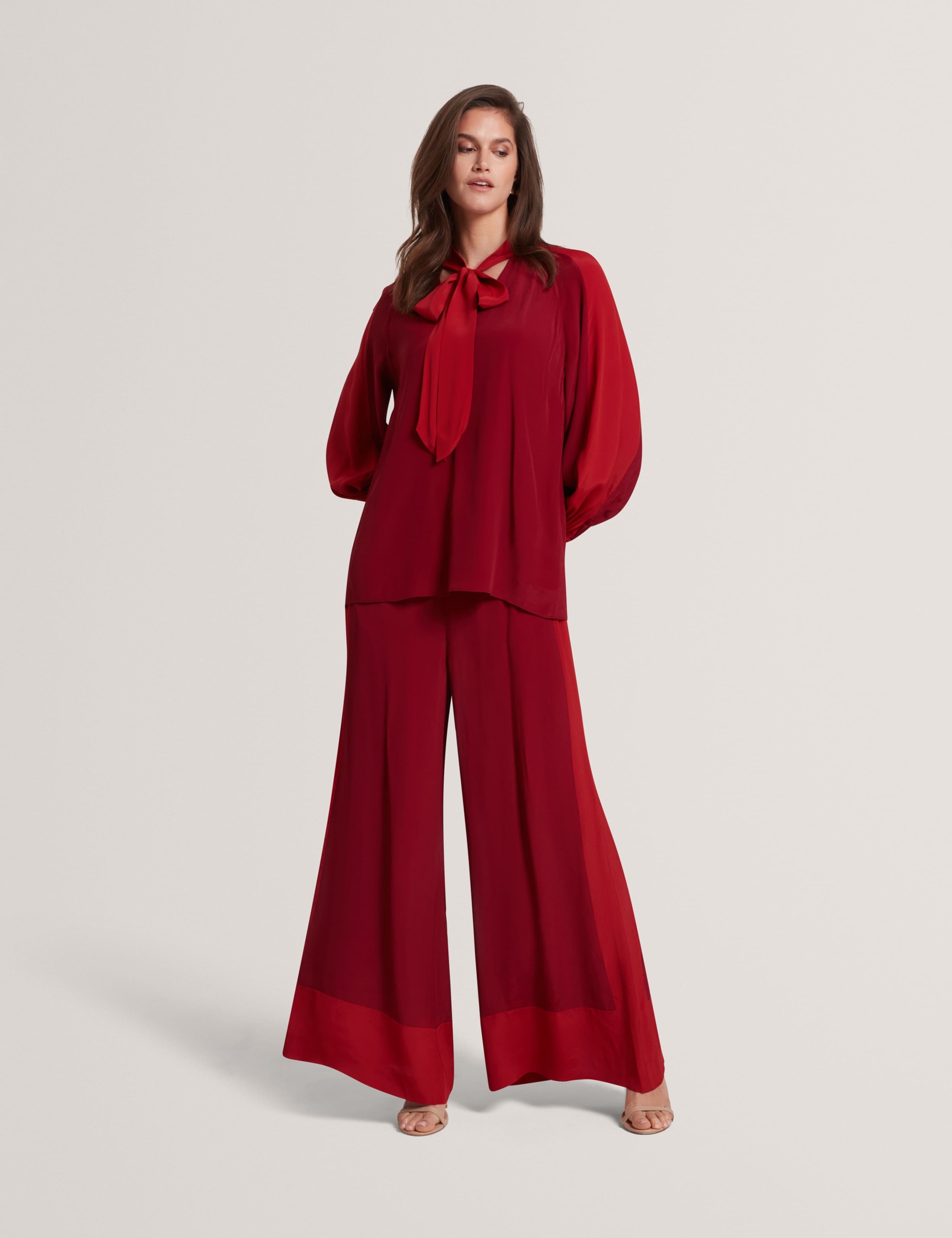 Tie V-Neck Blouse 5 of 6
