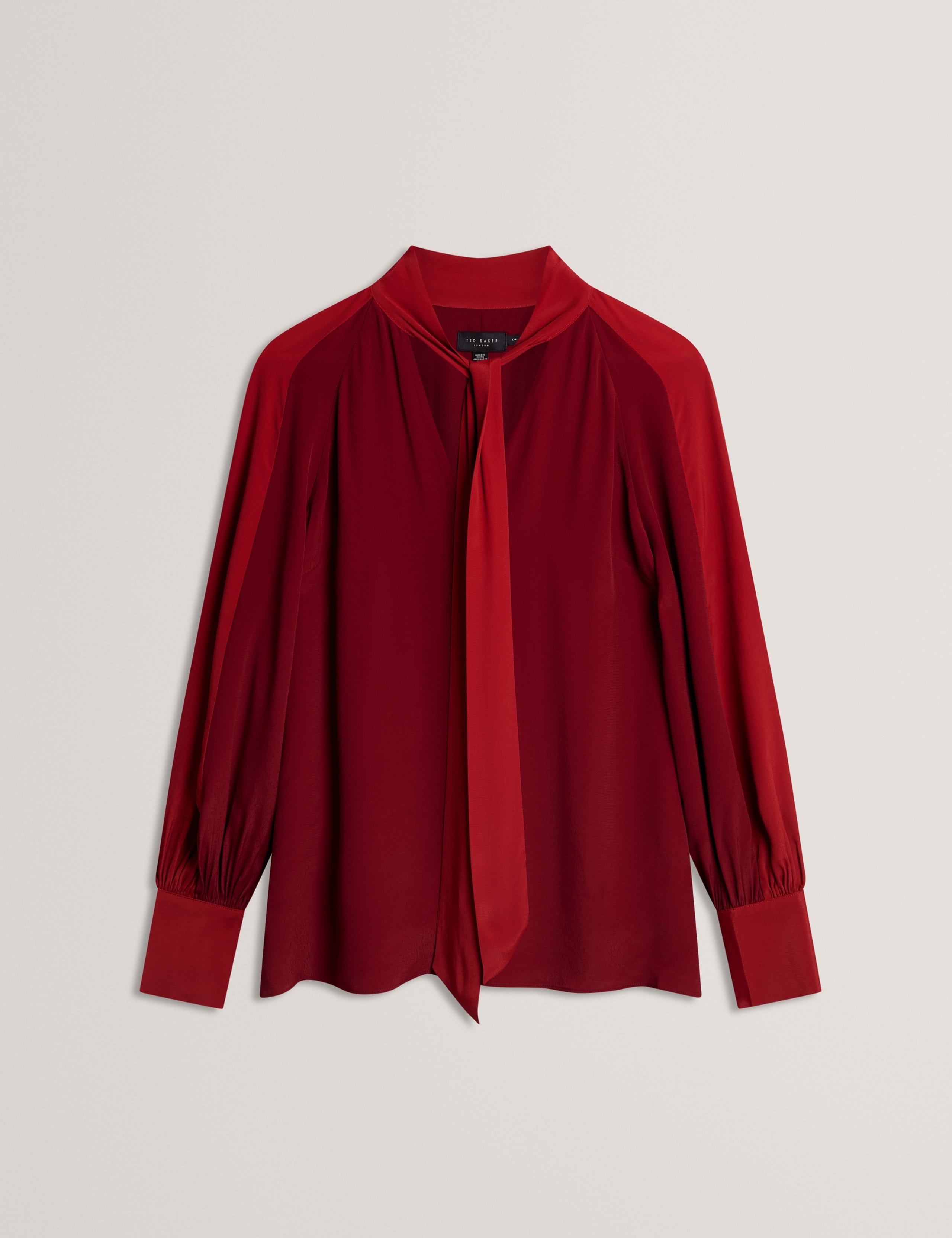 Tie V-Neck Blouse 2 of 6