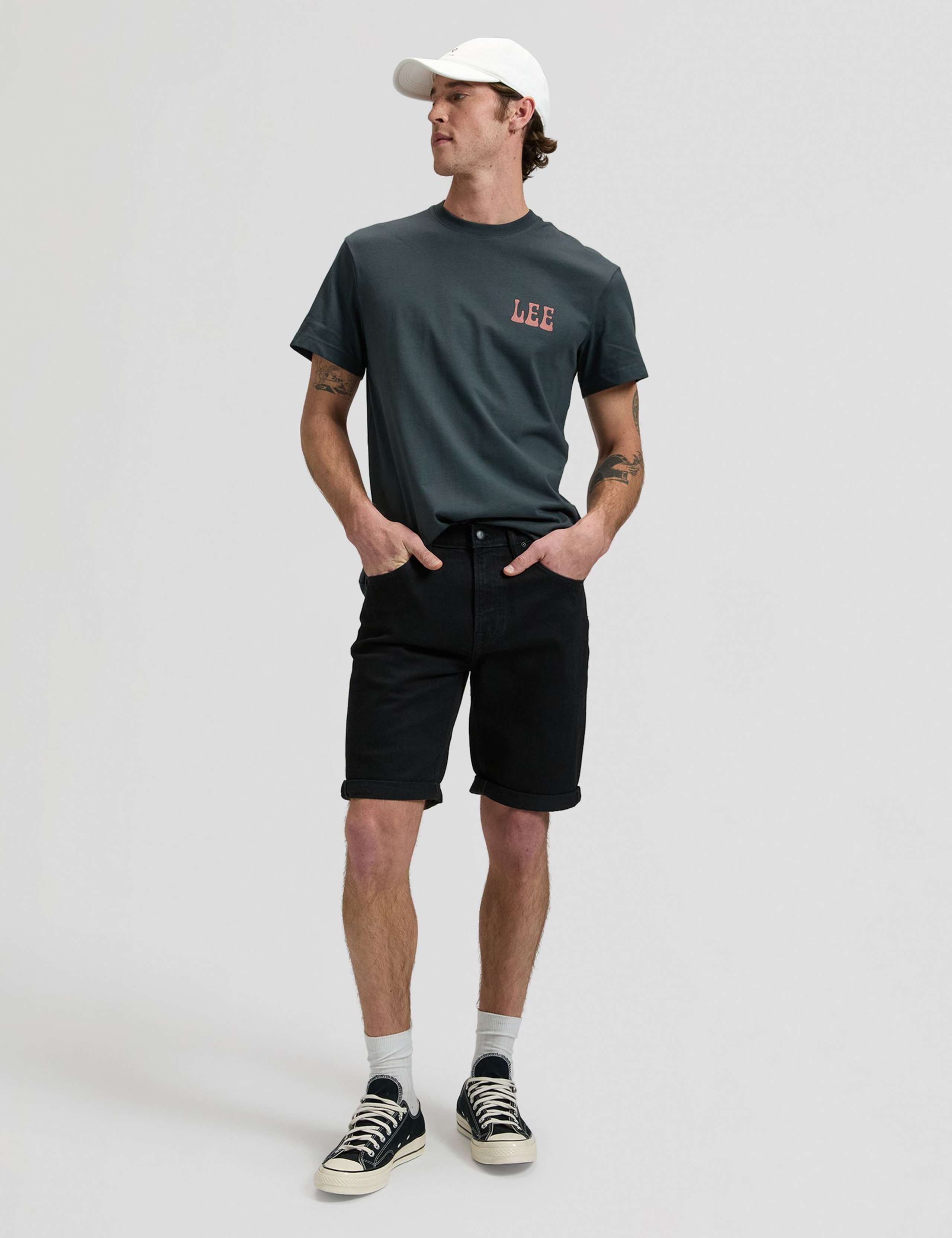 Pure Cotton Vinyl Graphic Crew Neck T-Shirt 1 of 7