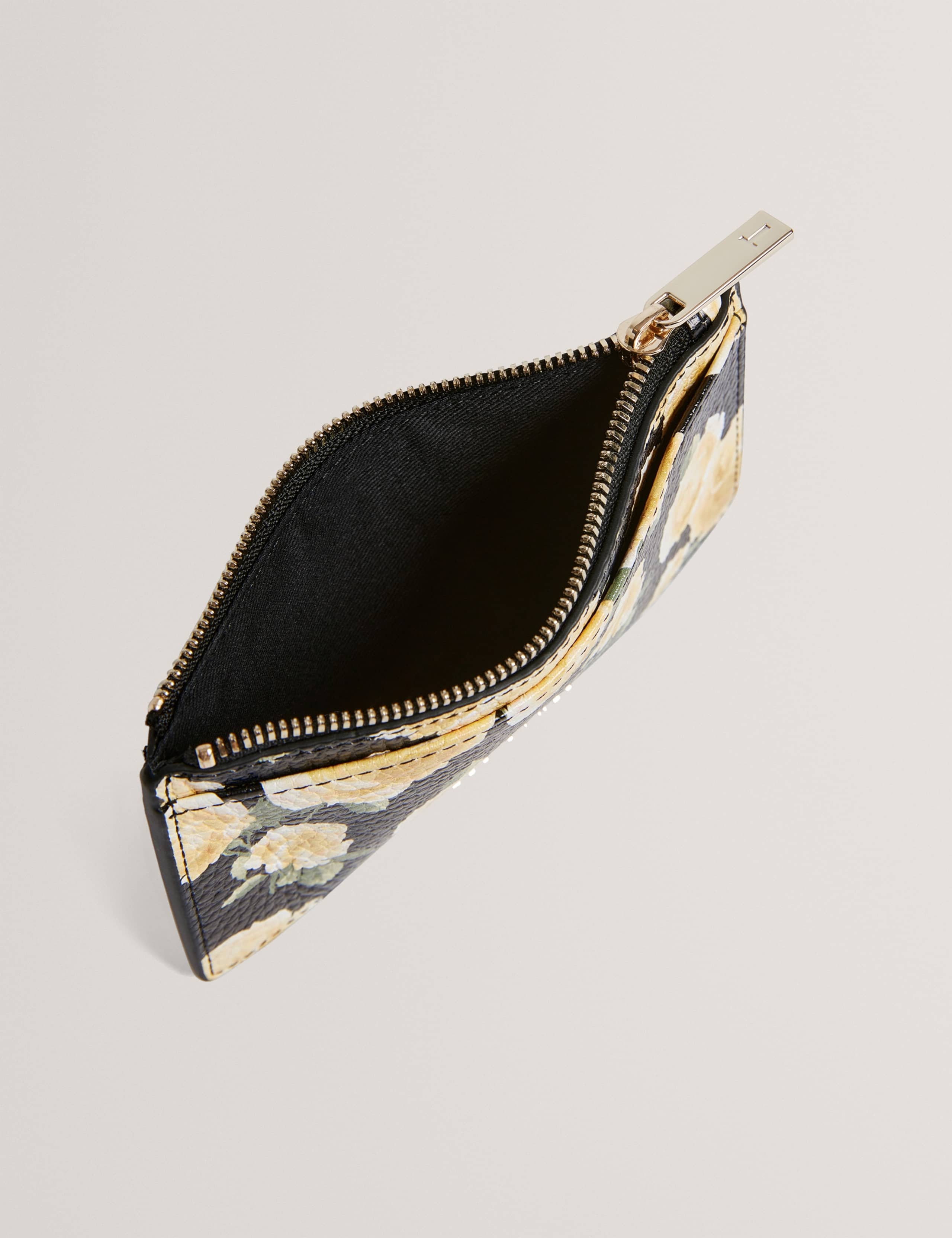 Leather Floral Card Holder 4 of 4