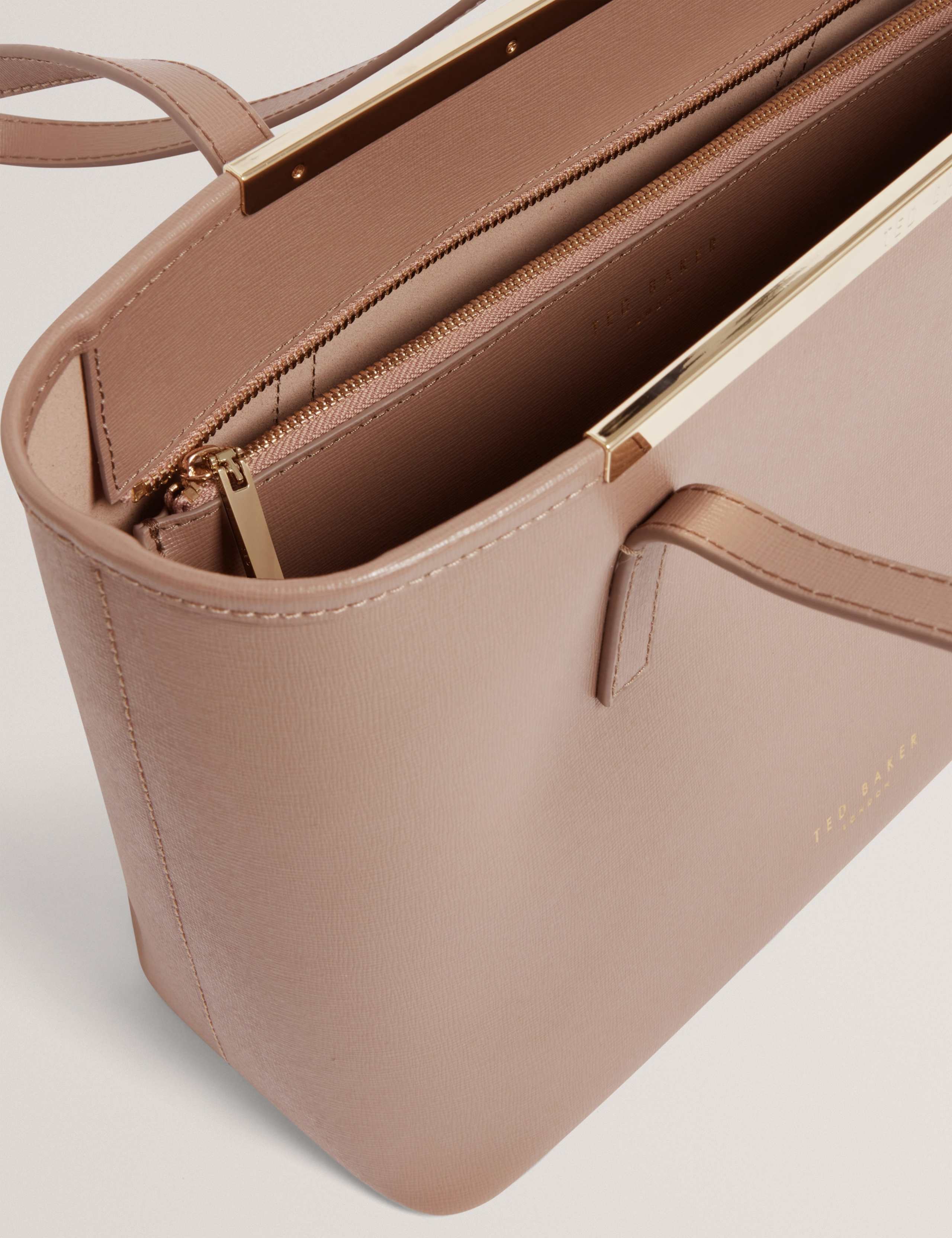 Leather Shoulder Shopper 3 of 5